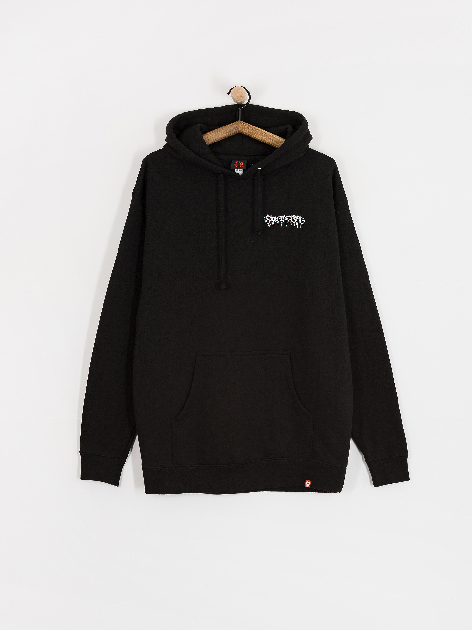 Spitfire Batwing Classic Sweatshirt (black w/white prints)