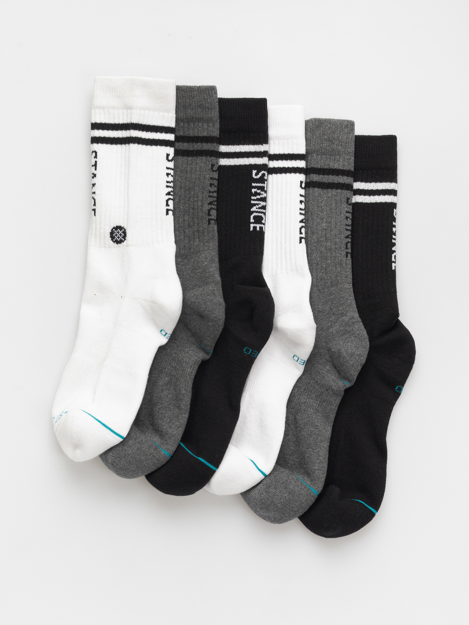 Stance Core 6 Pack Crew Socks