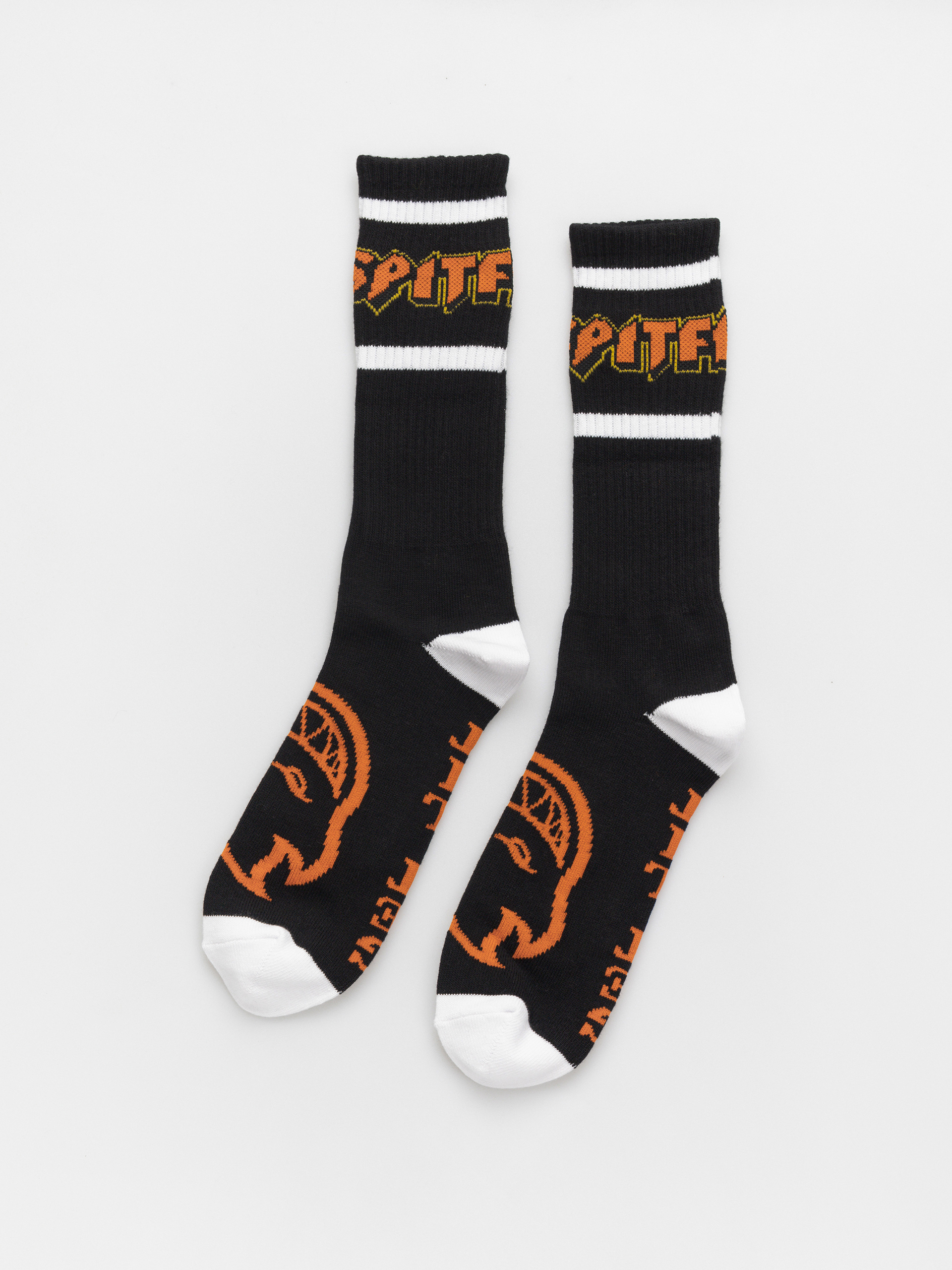 Spitfire Hellfire Script Socken (black/white/orange)