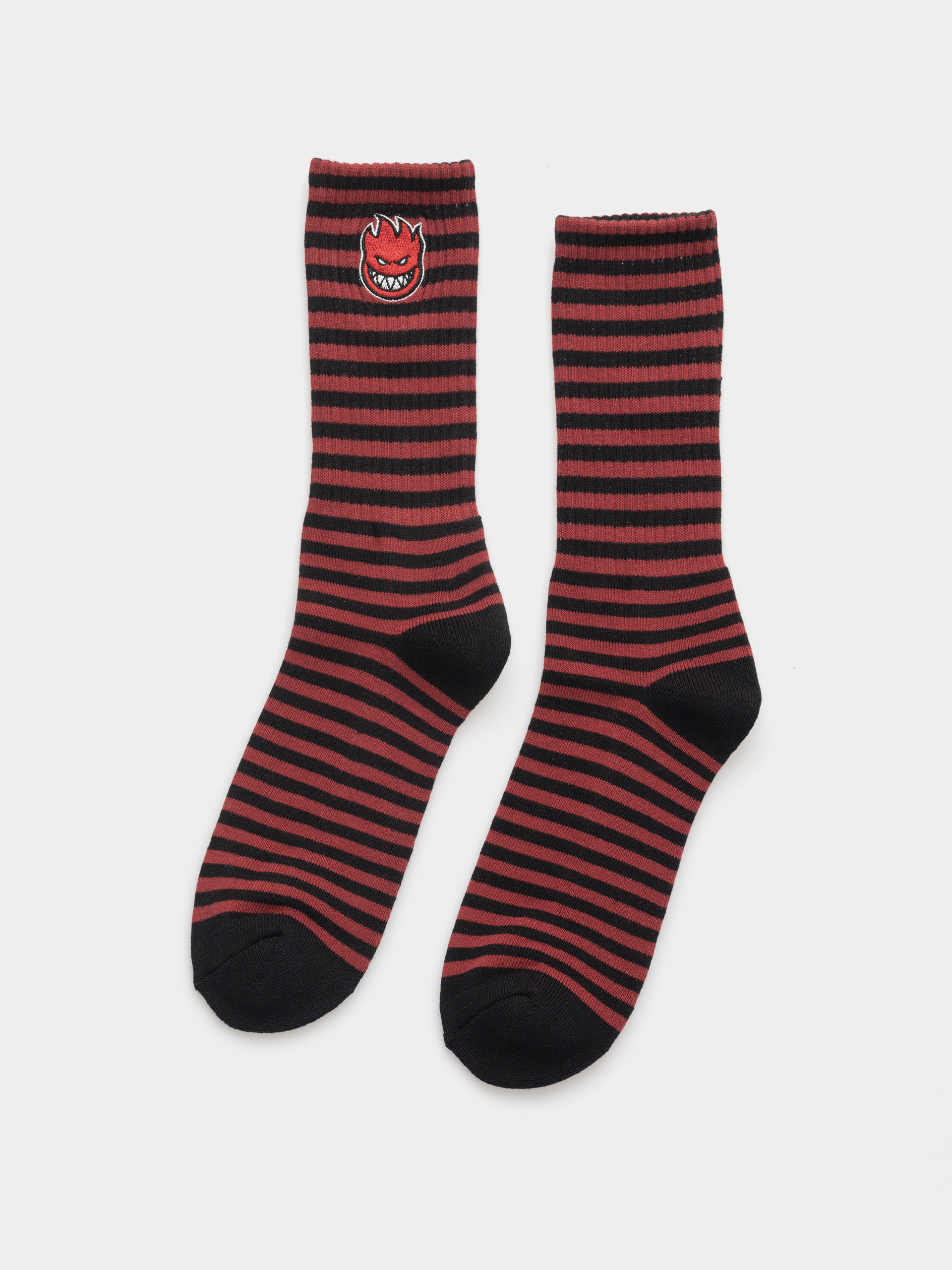 Spitfire Bighead Fill Emb Stripe Socks