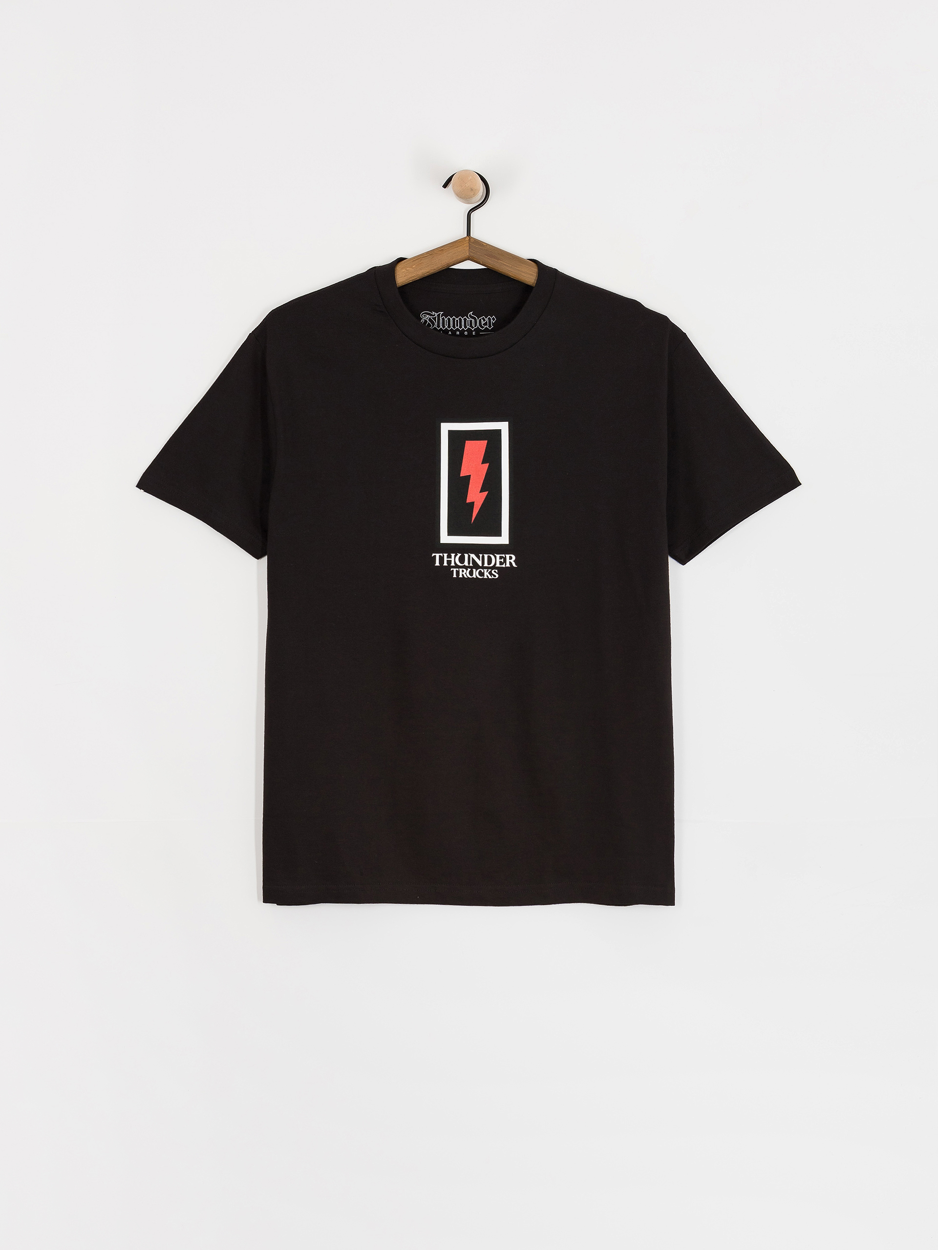 Thunder Boxed Bolt T-Shirt (black w/red white&black print)