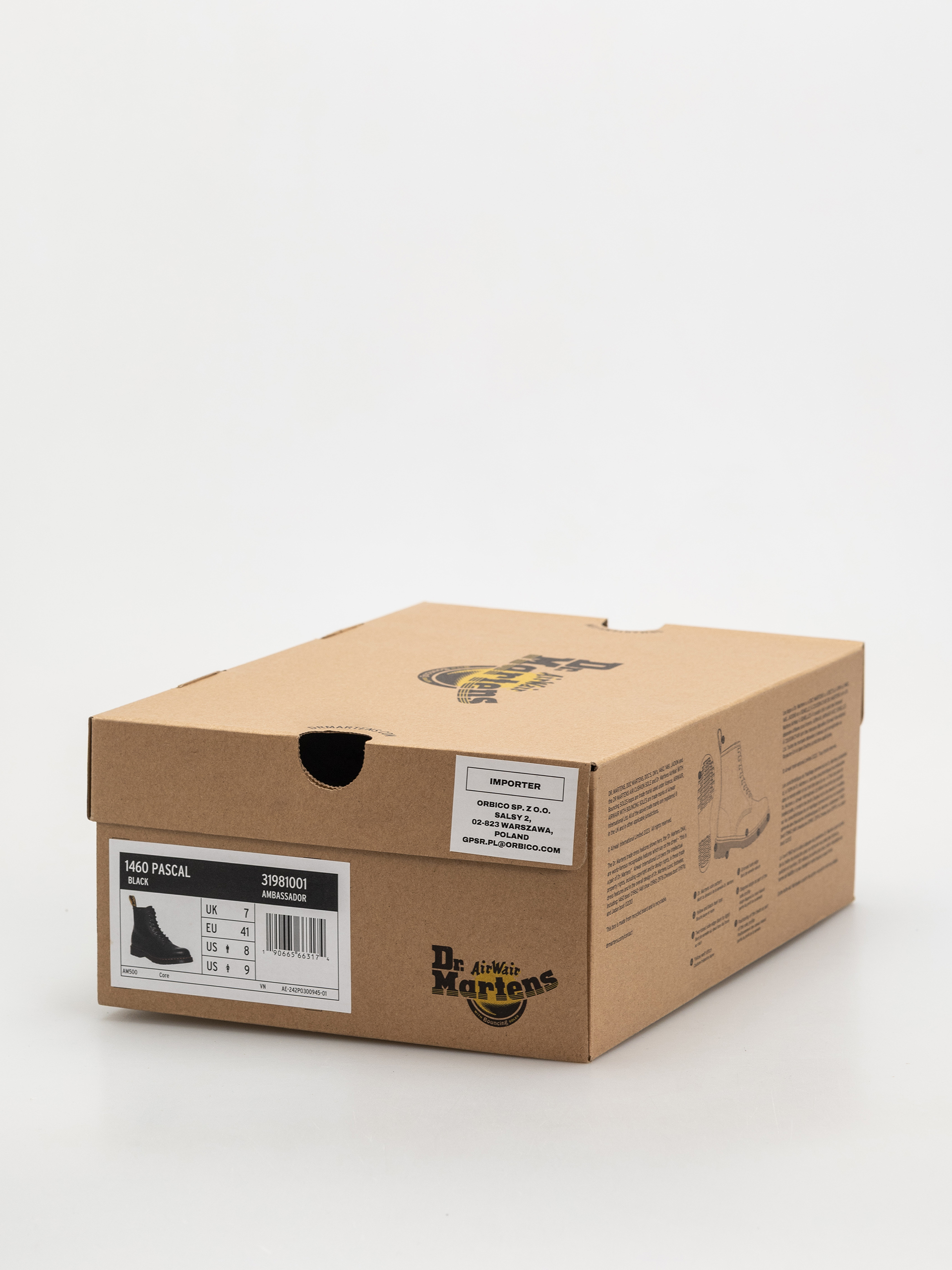 Dr. Martens 1460 Pascal Shoes (black ambassador)