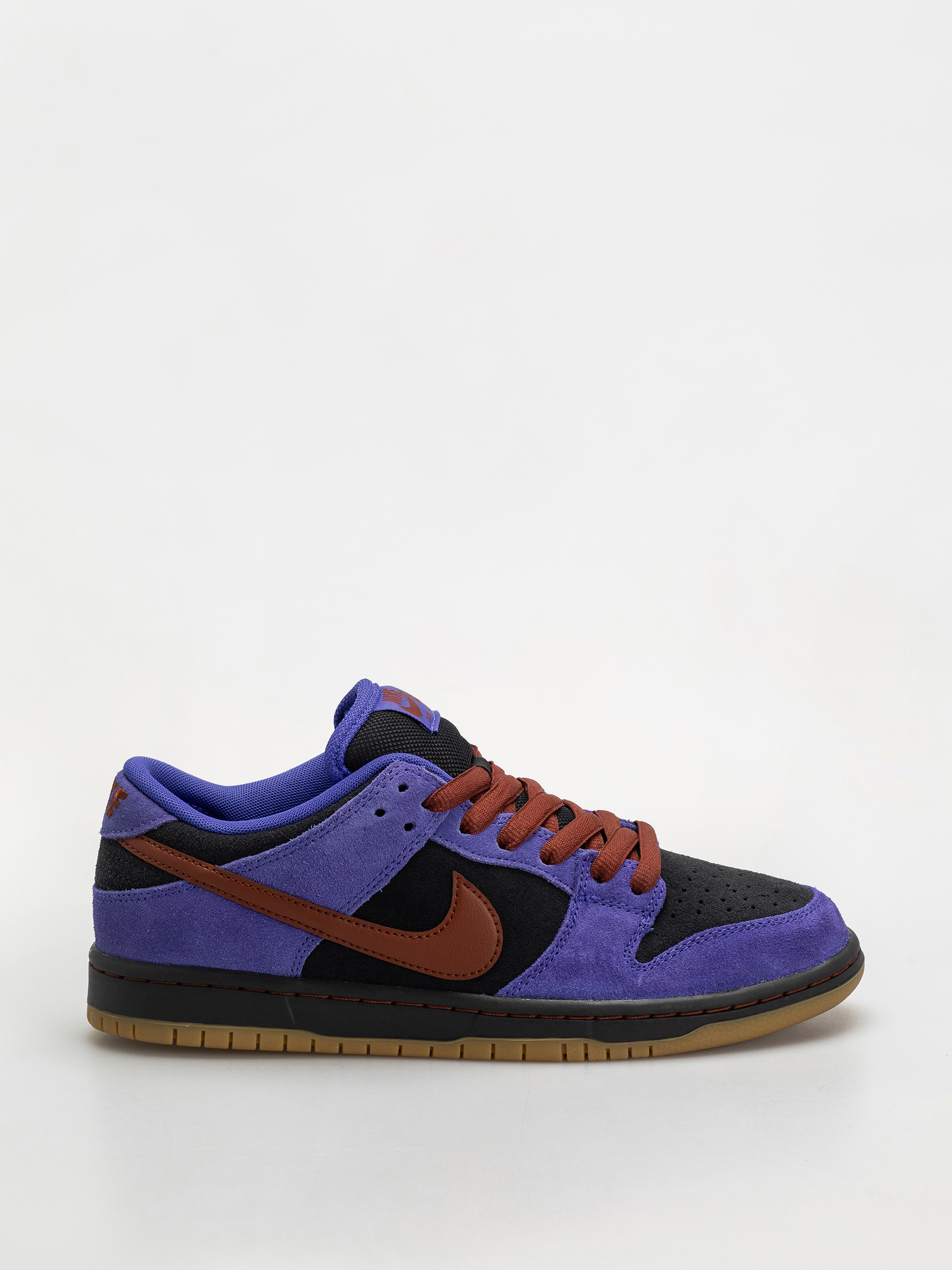 Nike SB Dunk Low Pro Shoes - black, violet (persian violet 
