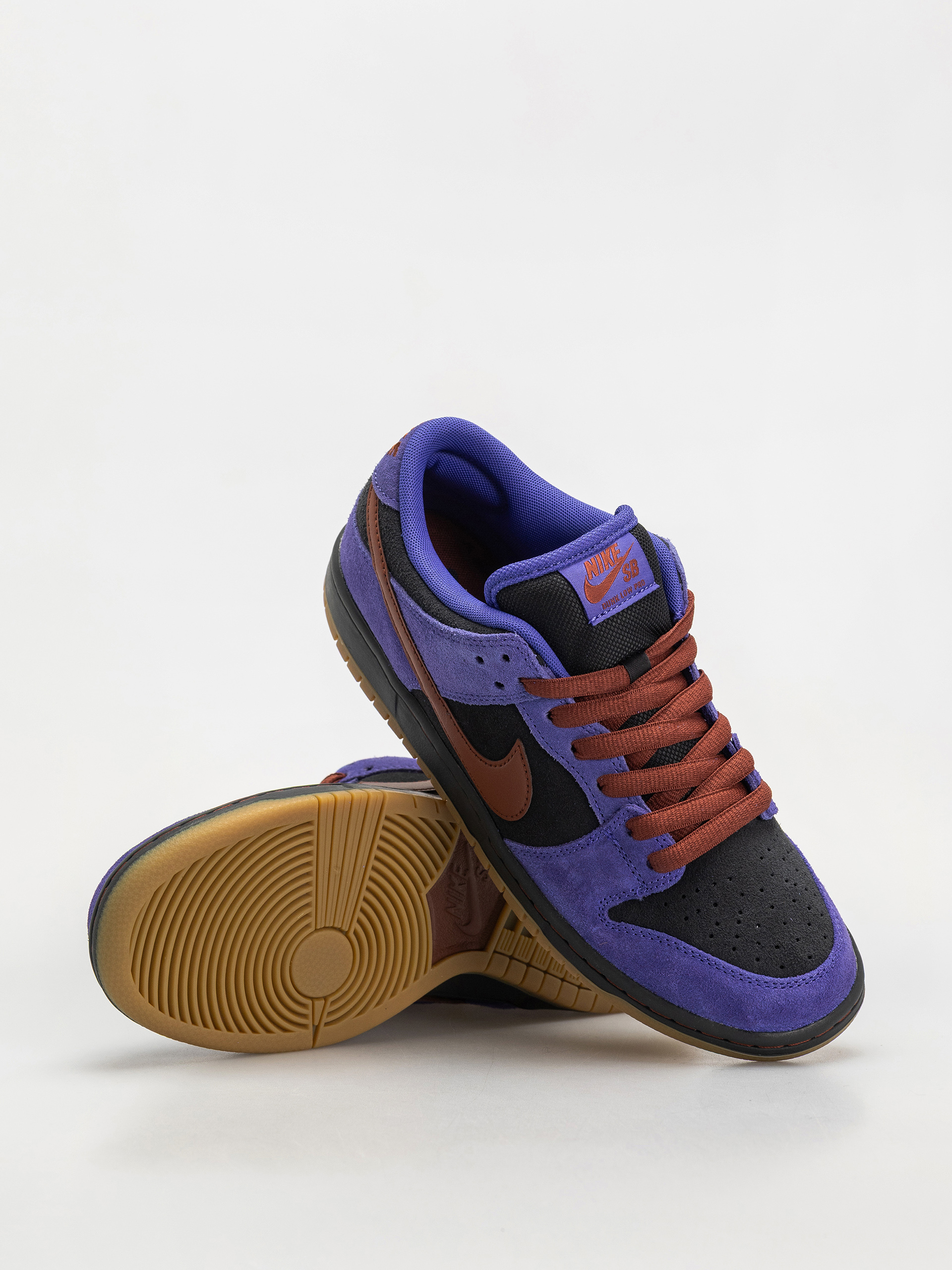 Nike SB Dunk Low Pro Shoes - black, violet (persian violet