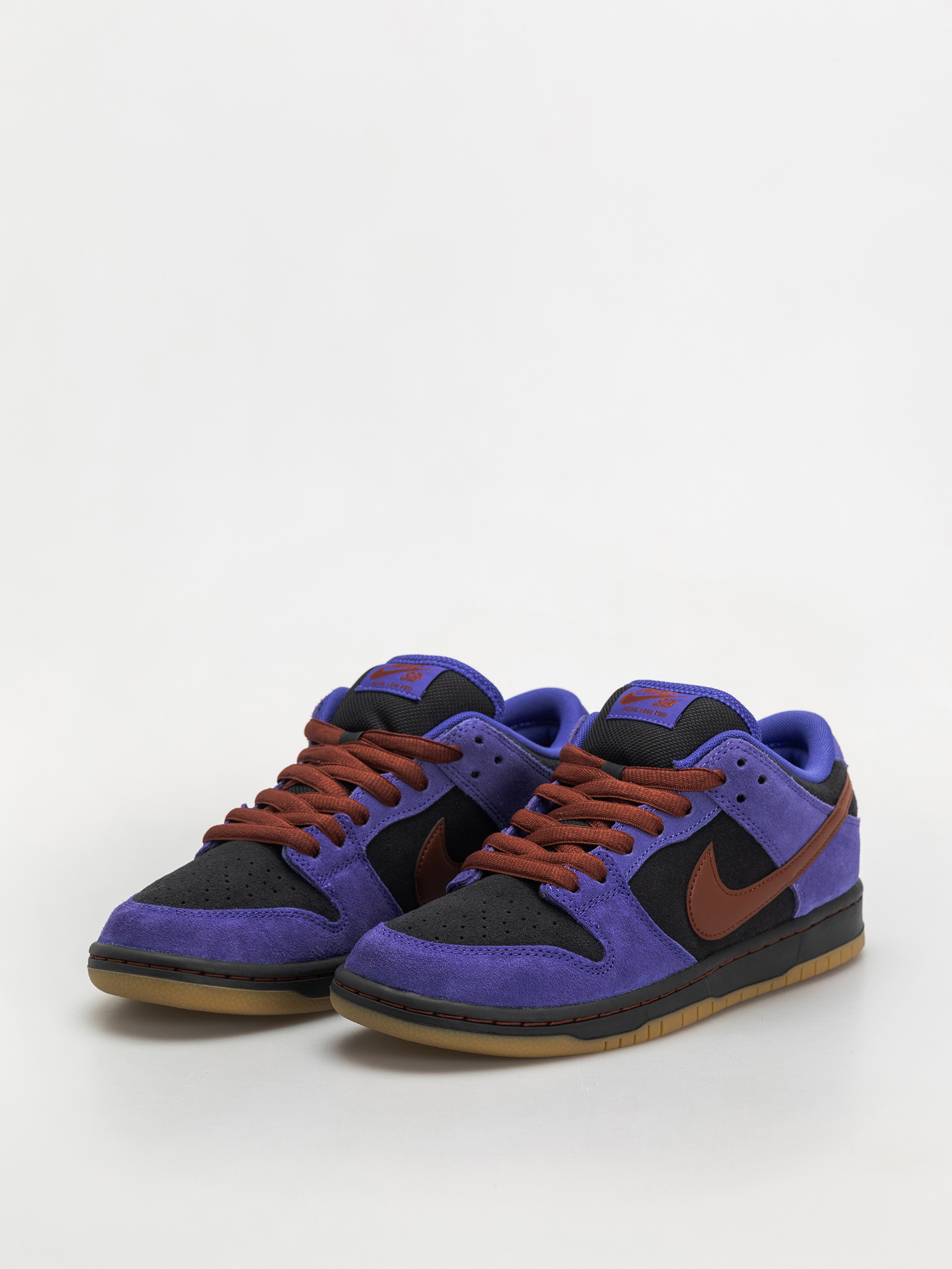 Nike SB Dunk Low Pro Shoes - black, violet (persian violet
