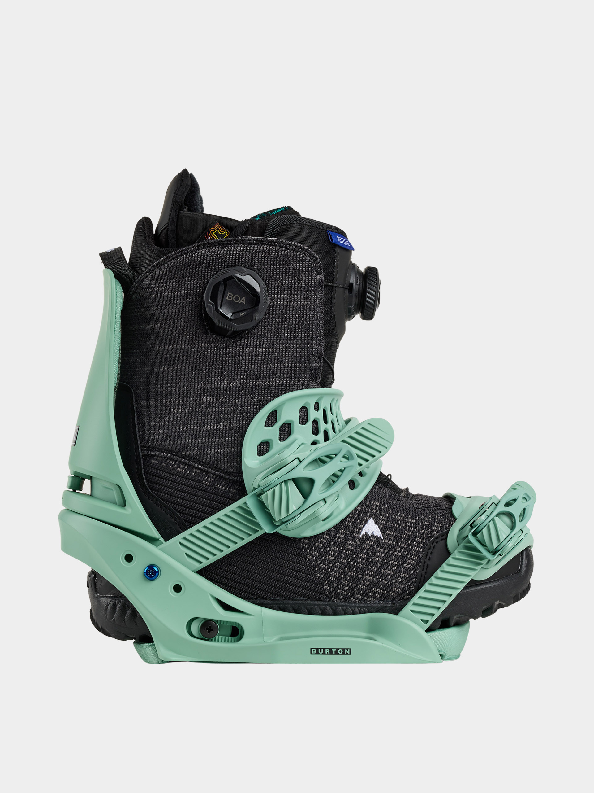 Womens Burton Lexa X Est Snowboard bindings (sage green)