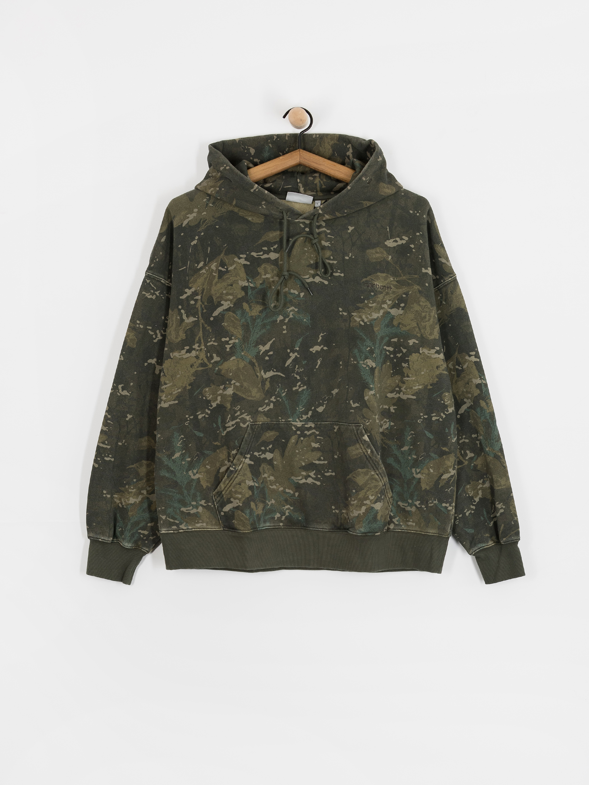 Carhartt WIP Benton HD Hoodie (camo combi/green/garment dyed)