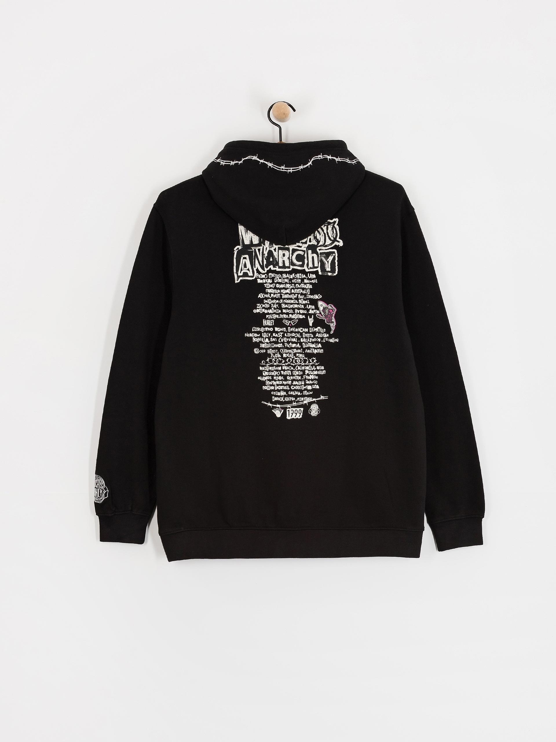 Hurley Hoodie Wave Anarchy HD (black)