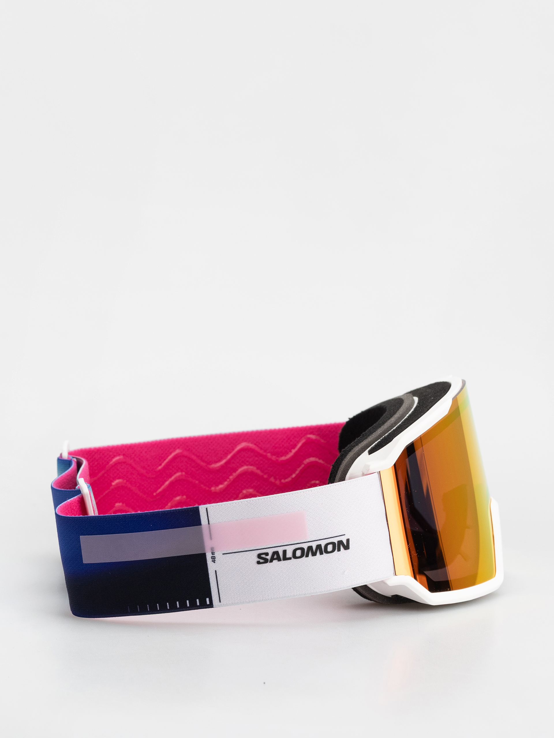 Salomon Goggle S/View 3 (white addikt/mid red)