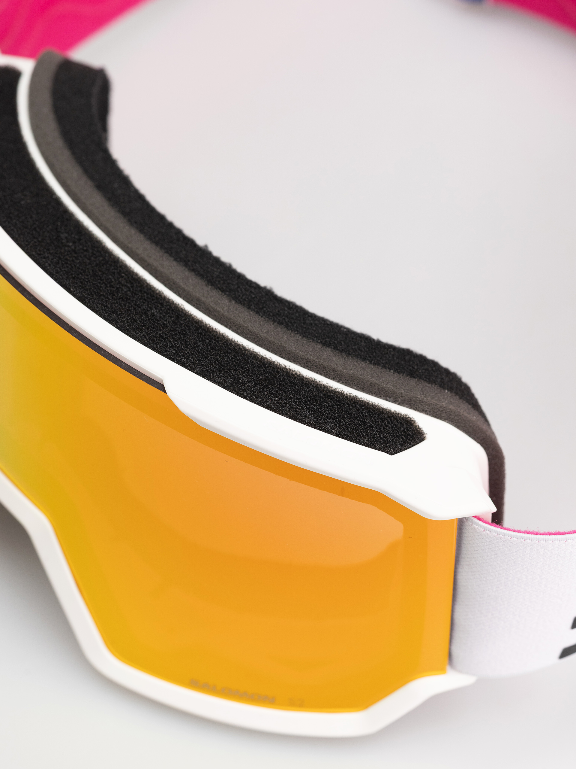 Salomon Goggles S/View 3 (white addikt/mid red)