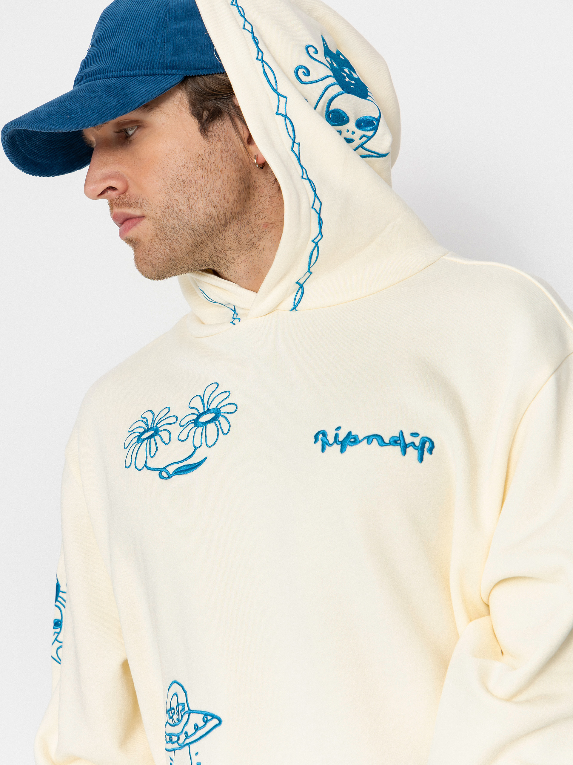 RipNDip Blonded HD Hoodie (off white)