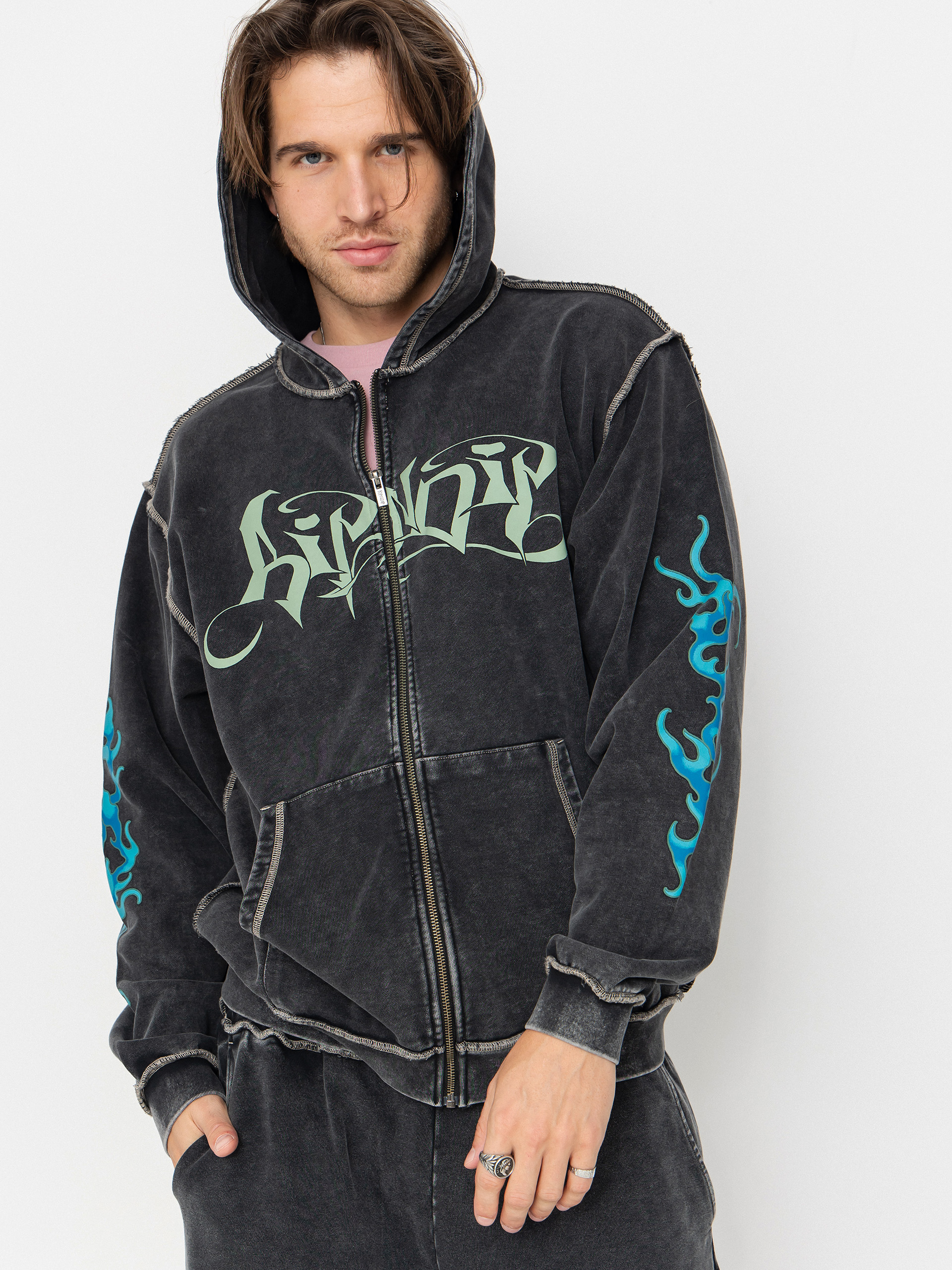 RipNDip Squabble Up HD Hoodie (black vintage wash)