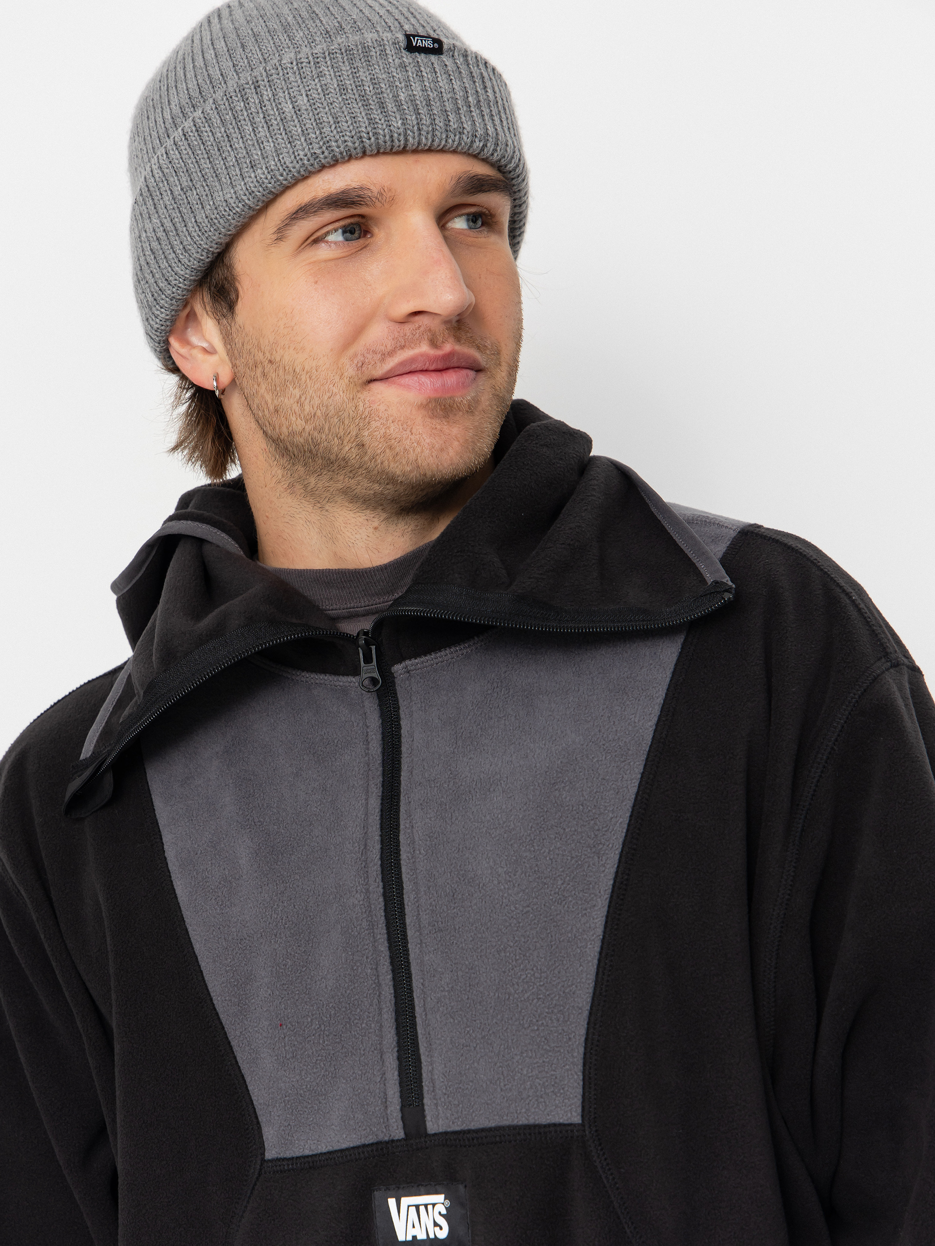 Mens Vans Mte Warrens Balaclava Fleece  (black)
