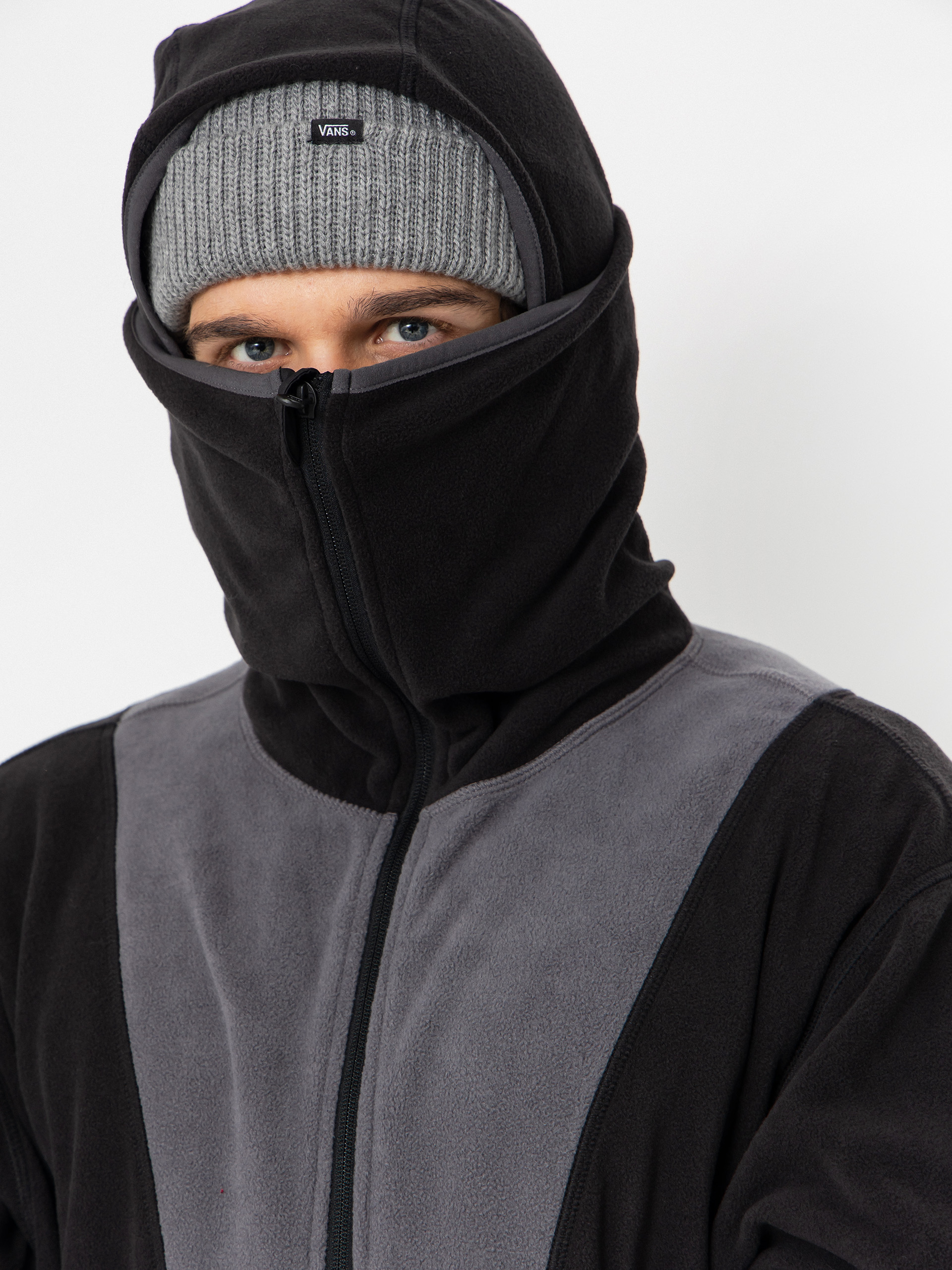 Mens Vans Mte Warrens Balaclava Fleece  (black)