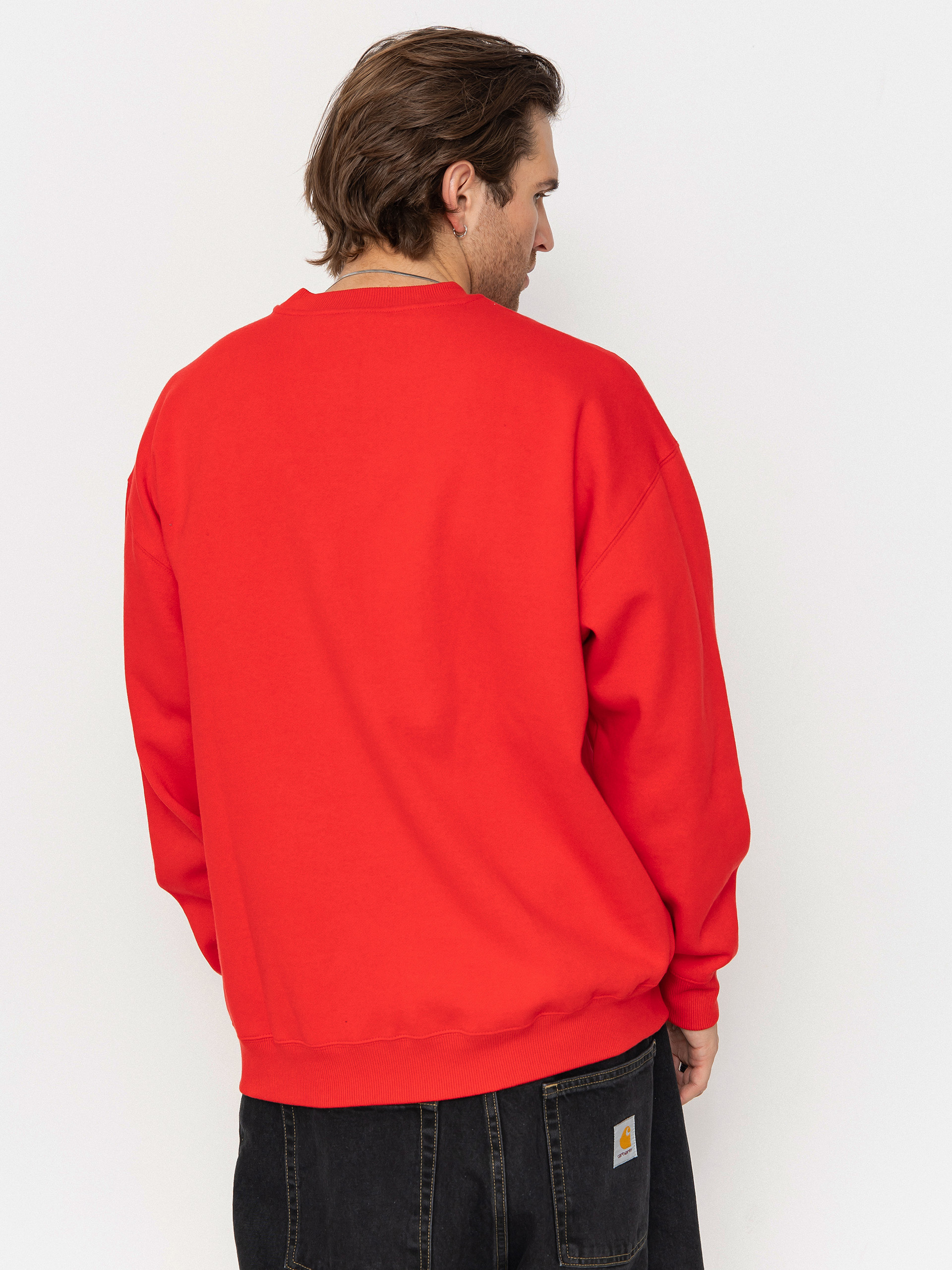 Volcom Stoneye Crew Sweatshirt (lifeguard red)