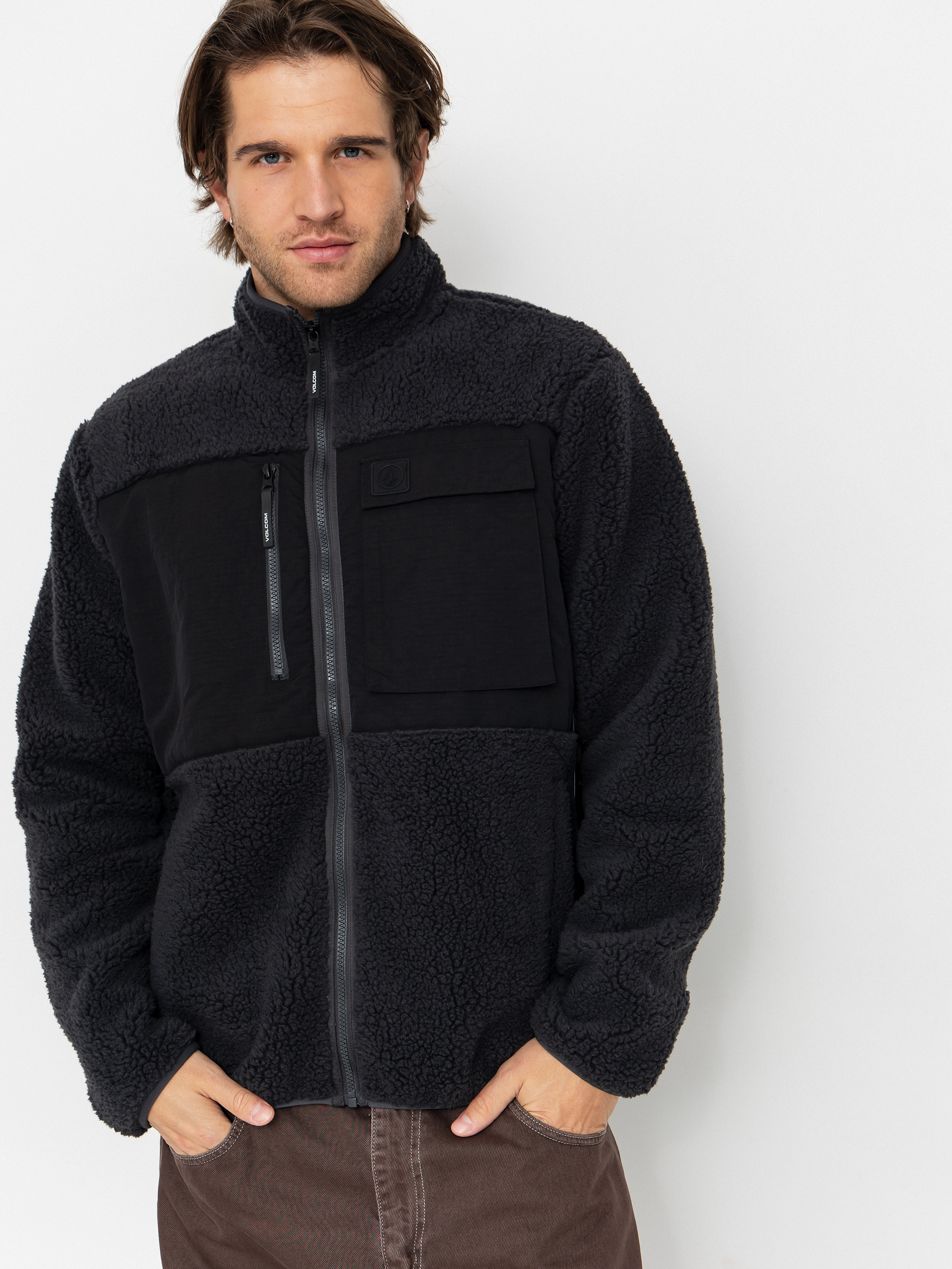 Volcom Hoodie Storm Stone ZHD - black (asphalt black)