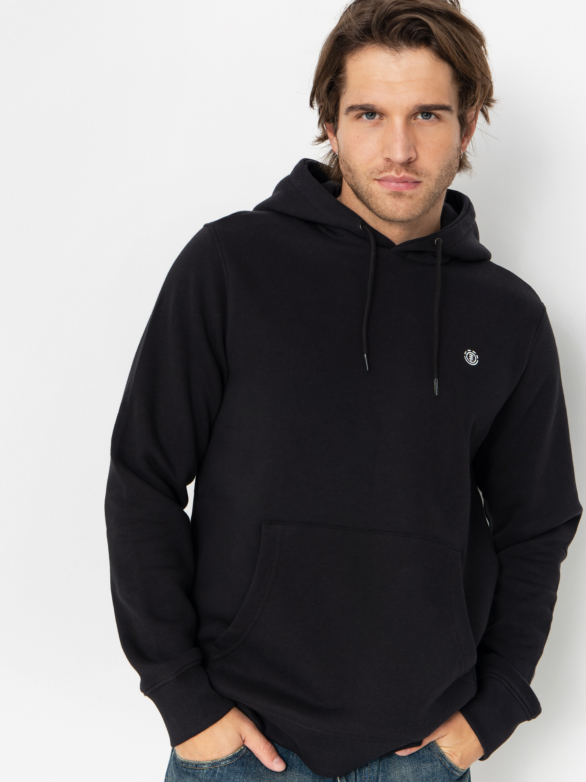 Element Icon Embroidery HD Hoodie (flint black)