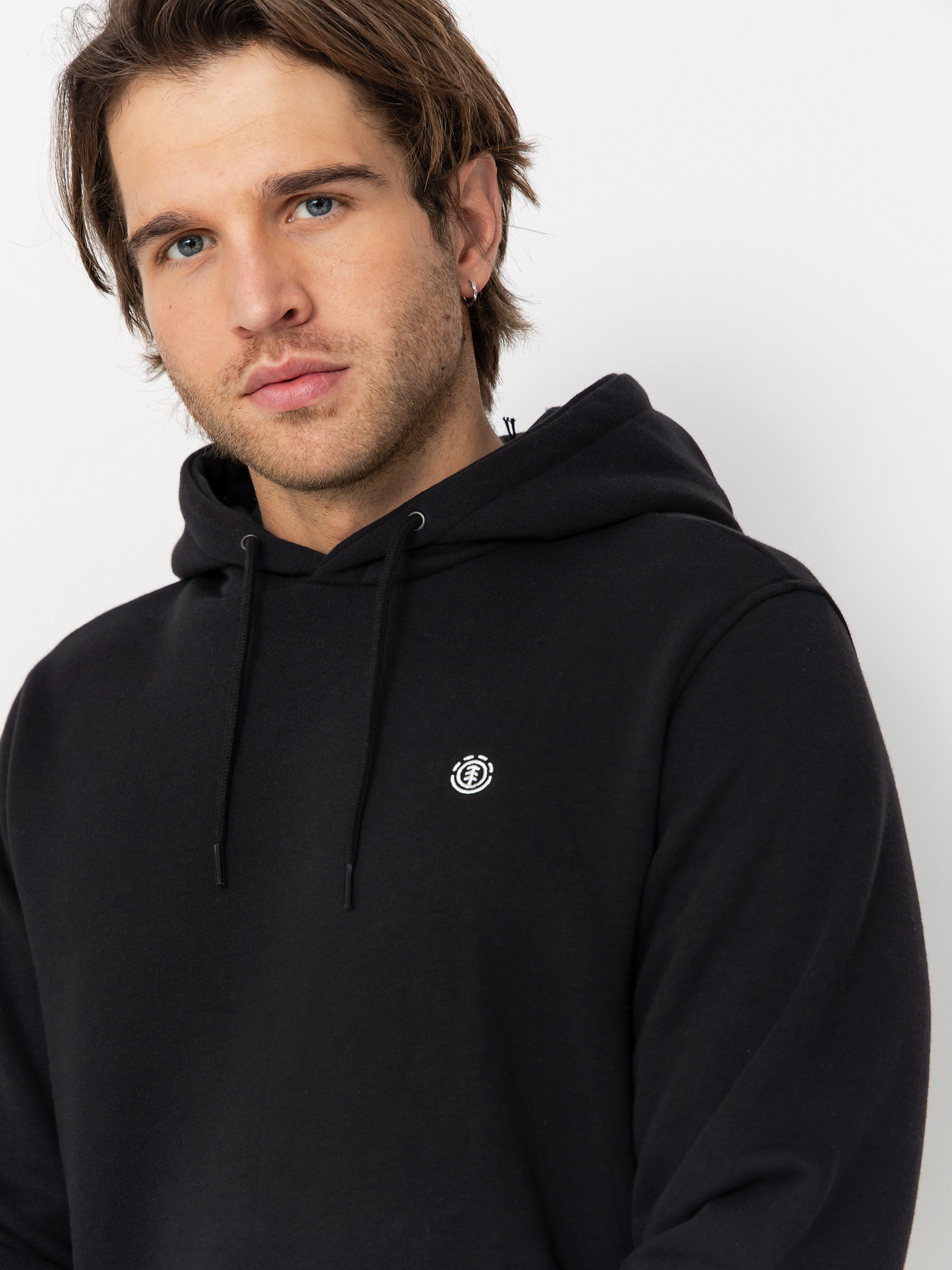 Element Icon Embroidery HD Hoodie (flint black)
