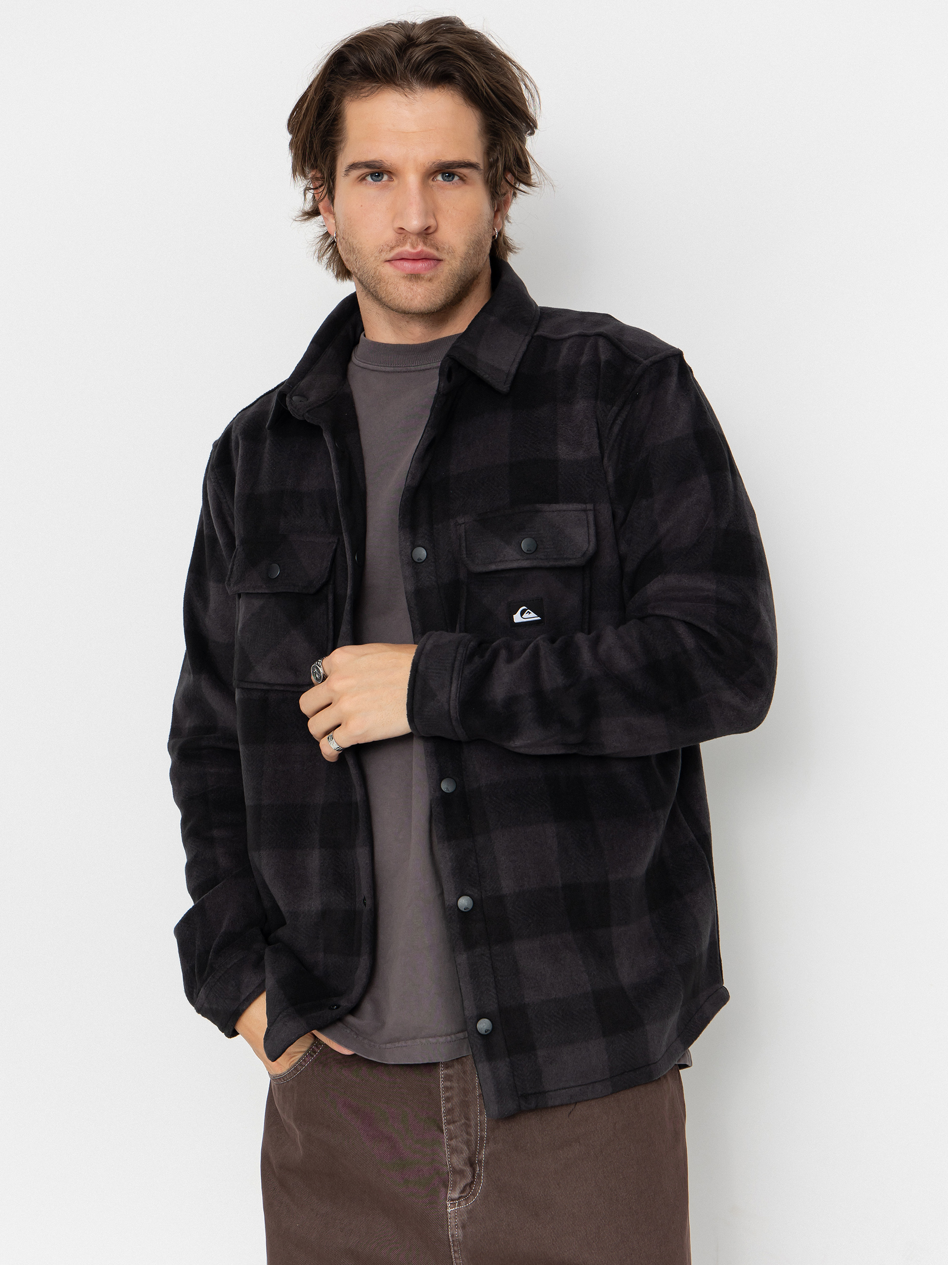 Quiksilver Hemd Bering Strait Check (black northsea plaid)
