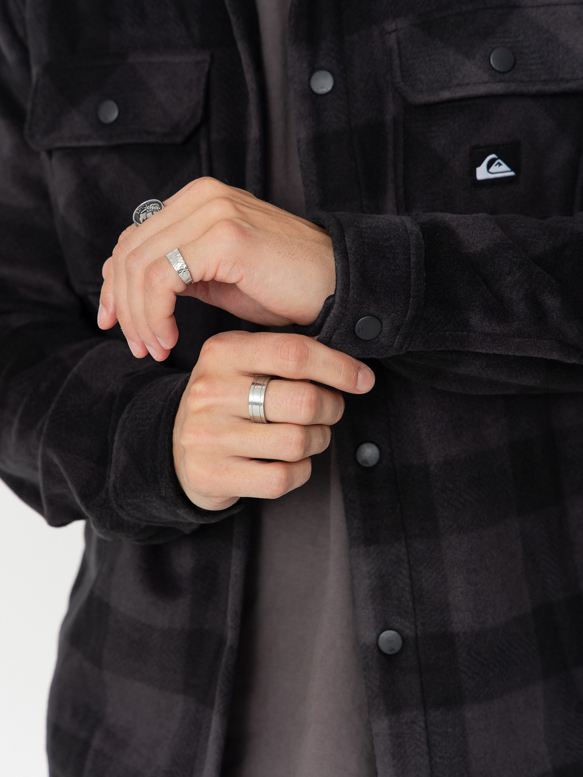 Quiksilver Hemd Bering Strait Check (black northsea plaid)