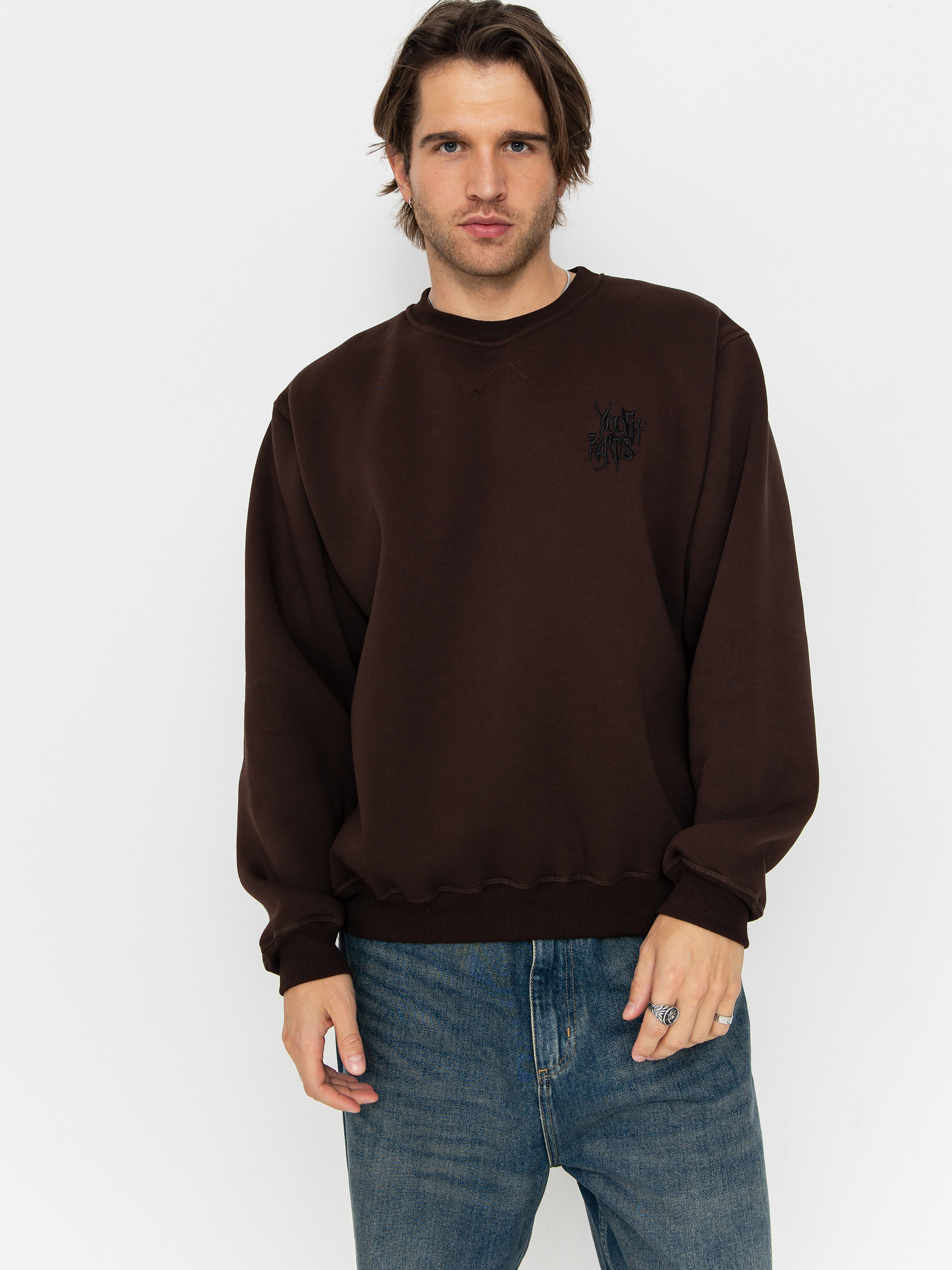 Youth Skateboards Sweatshirt Skate Rat Crew (chocolate)