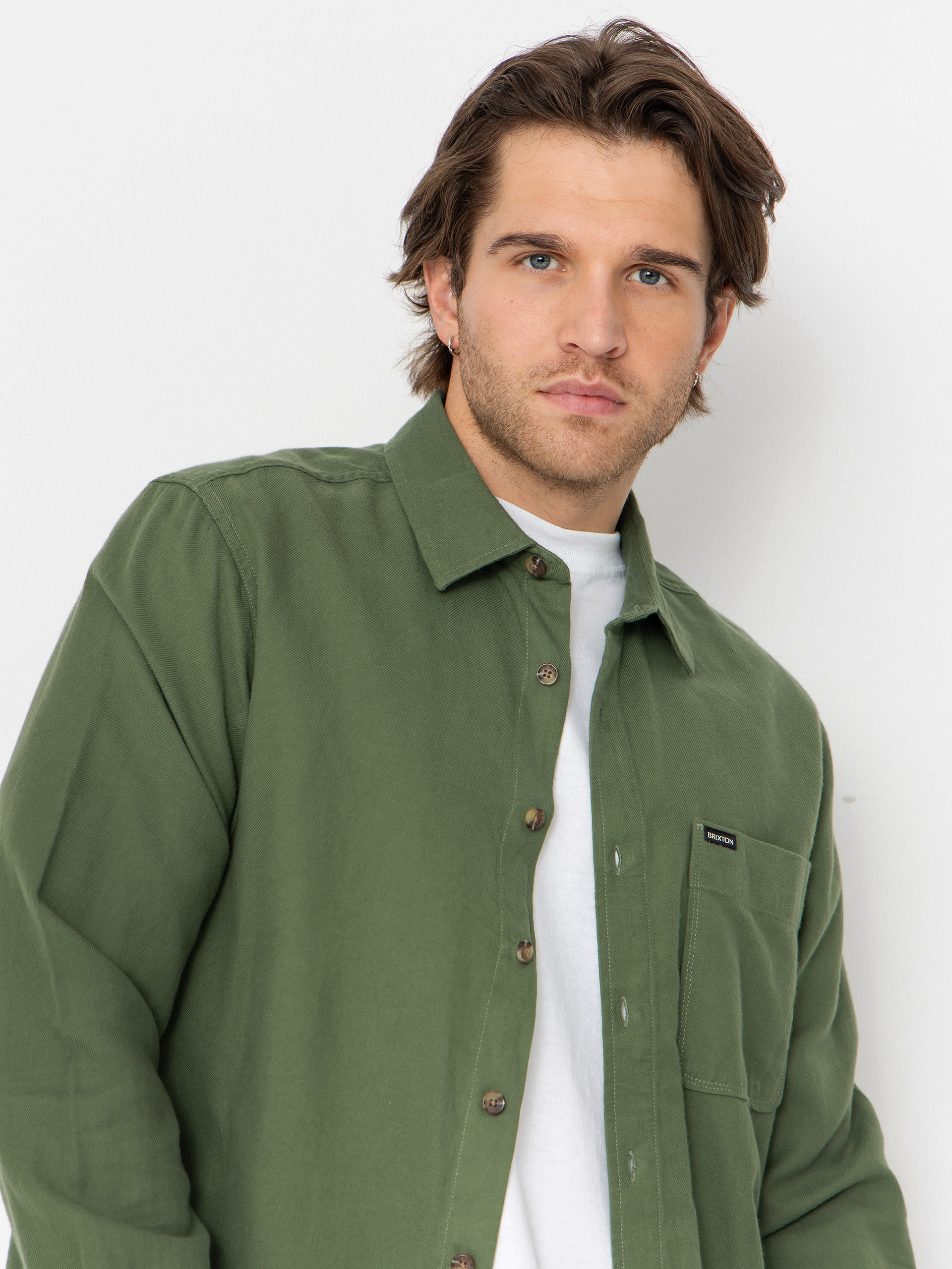 Brixton Shirt Hasting Lw Flannel (wild green)