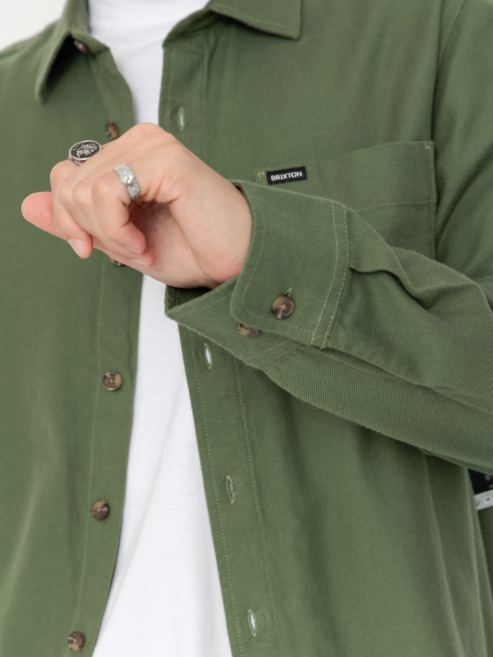 Brixton Hemd Hasting Lw Flannel (wild green)