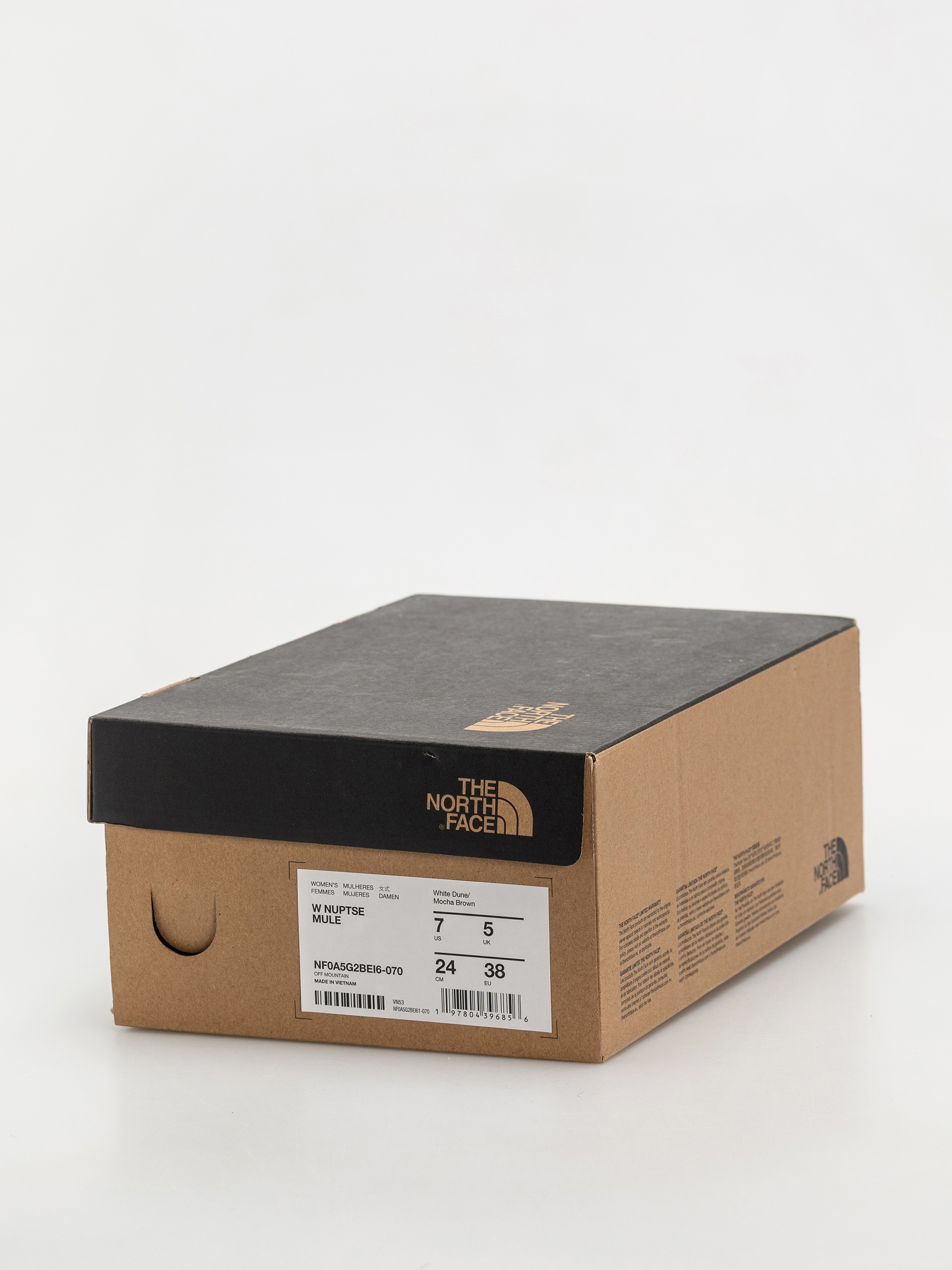 The North Face Shoes Nuptse Mule Wmn (white dune/mocha brown)