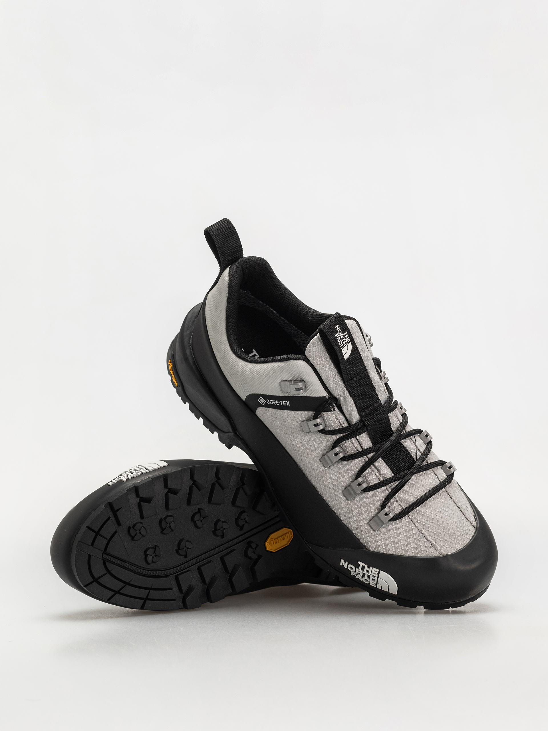 The North Face Shoes Glenclyffe Low Gore Tex (high rise grey/tnf red)