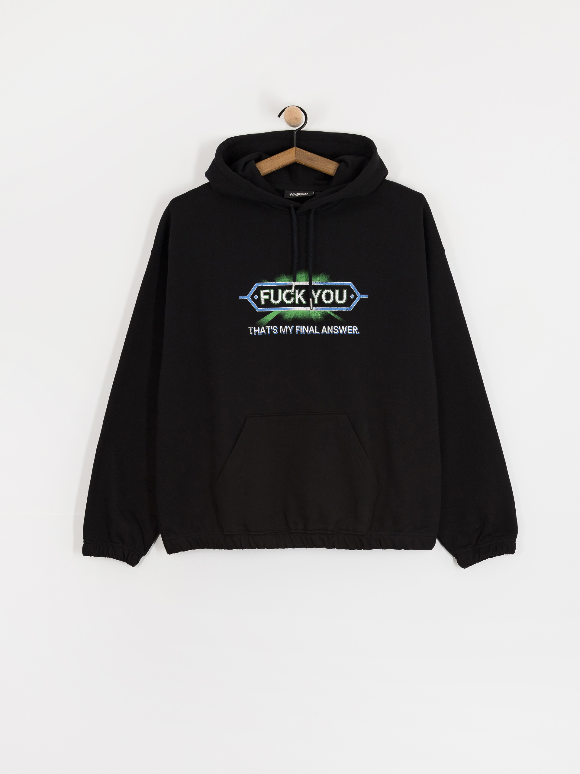 Wasted Paris Answear Boxy HD Hoodie (black)