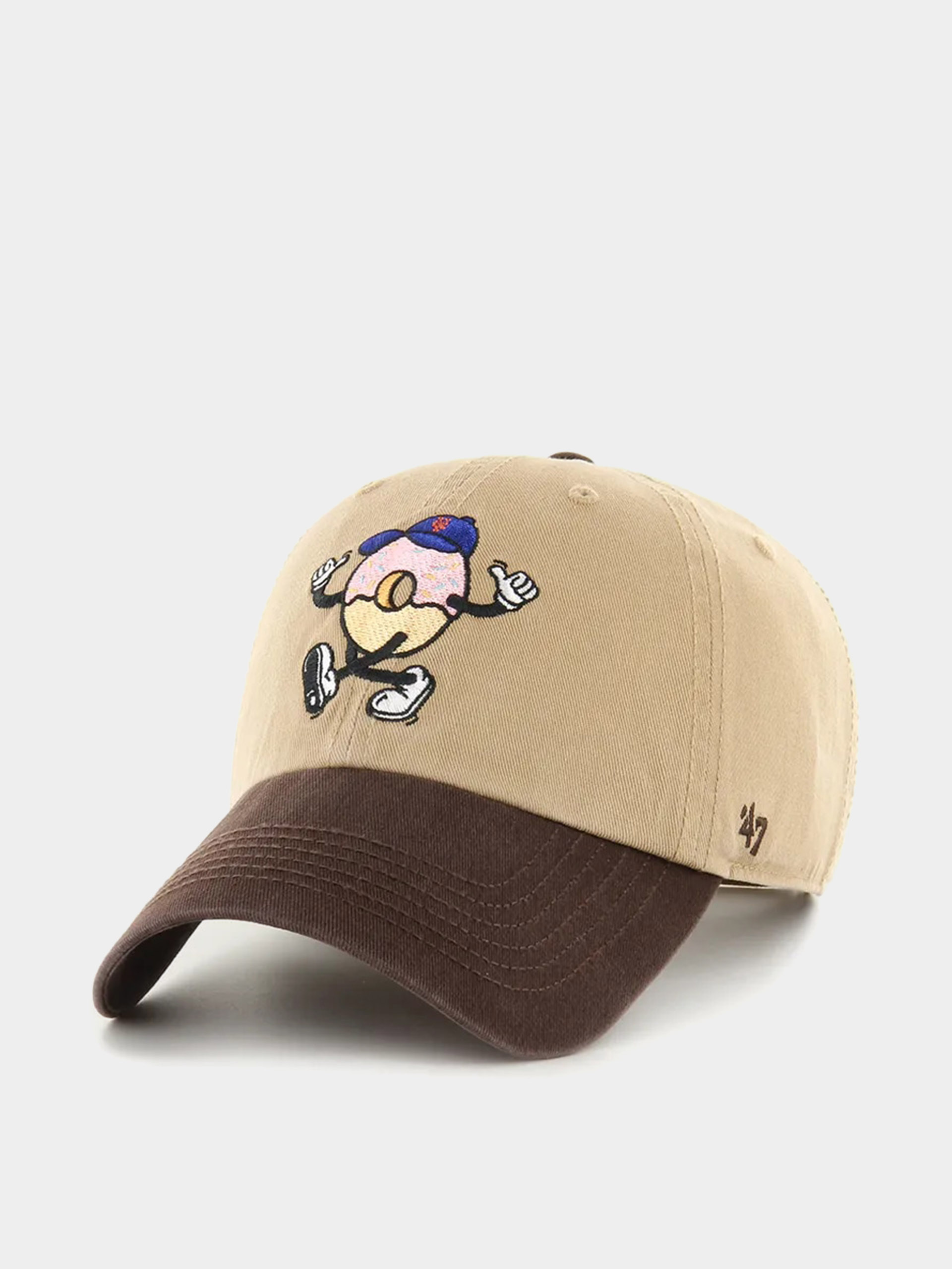 47 Brand Cap MLB New York Mets Khaki Cartoon Icon (khaki)
