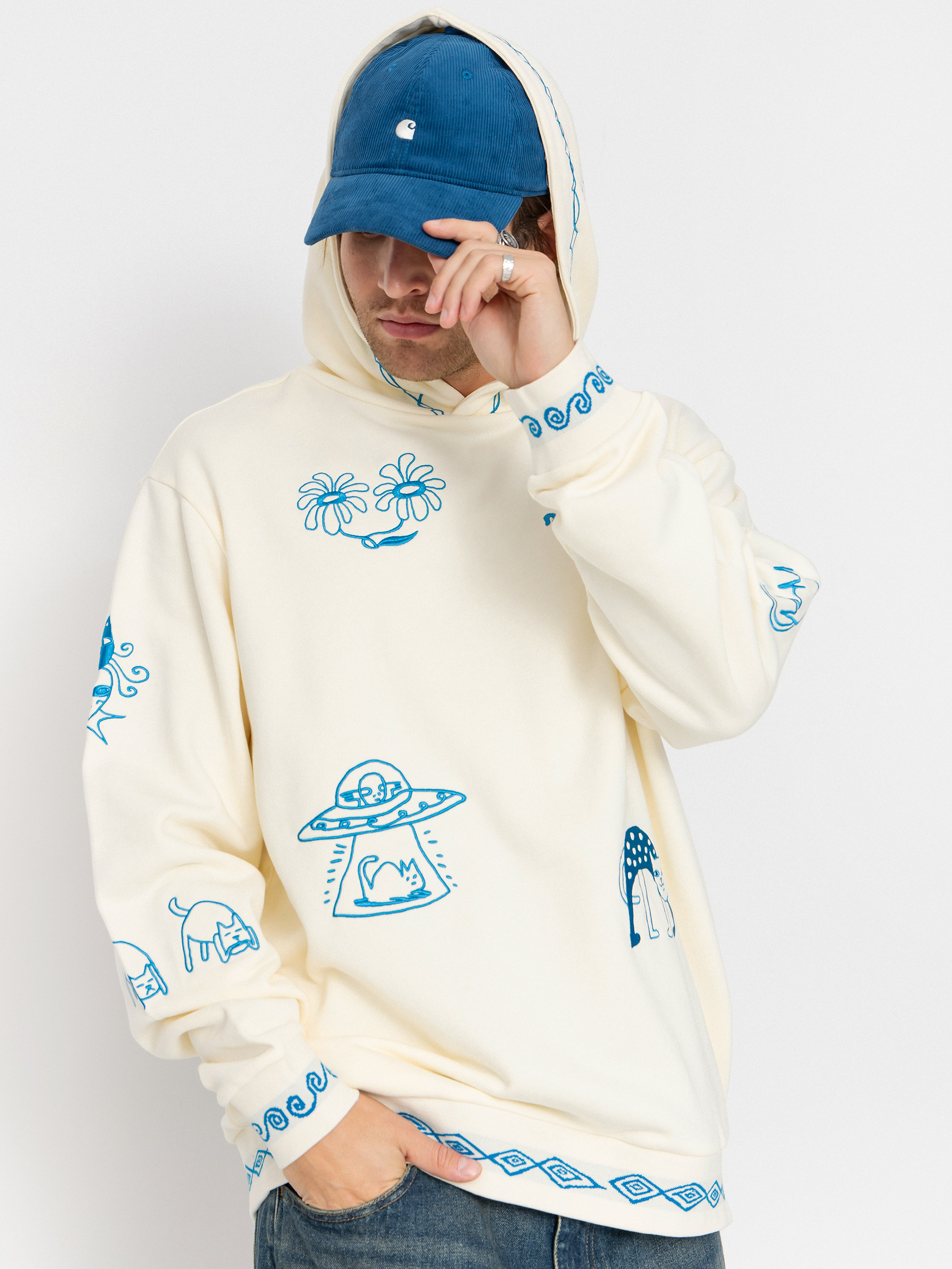 RipNDip Blonded HD Hoodie (off white)