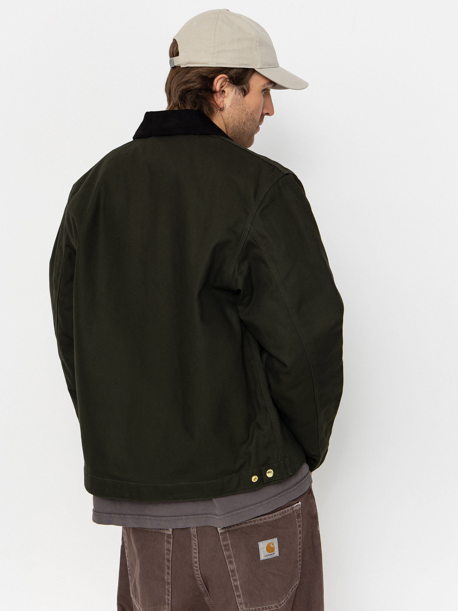 Carhartt WIP Jacket Detroit - green (olive/black/rigid)