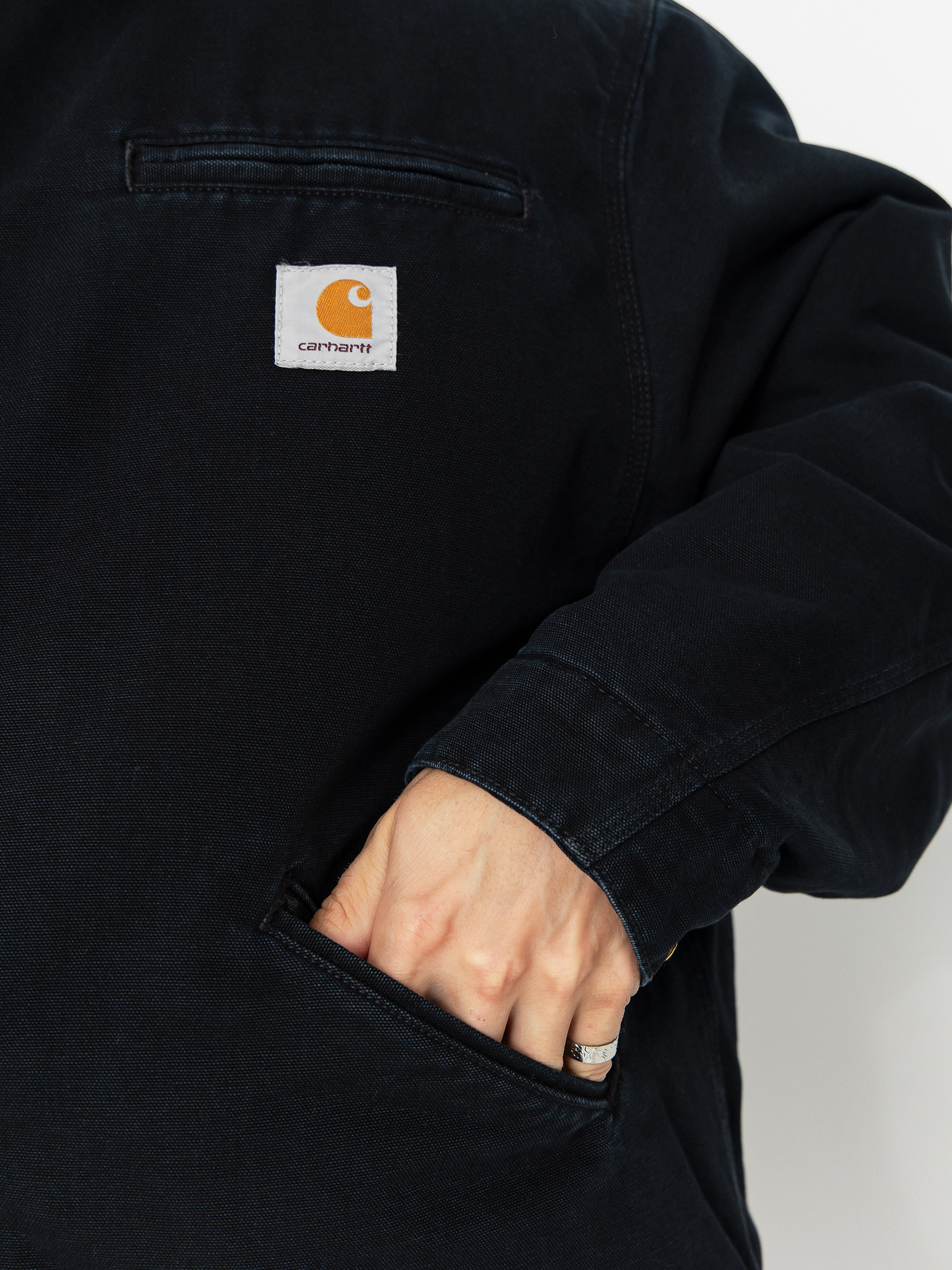 Carhartt WIP Jacke OG Detroit (black/black/stone canvas)