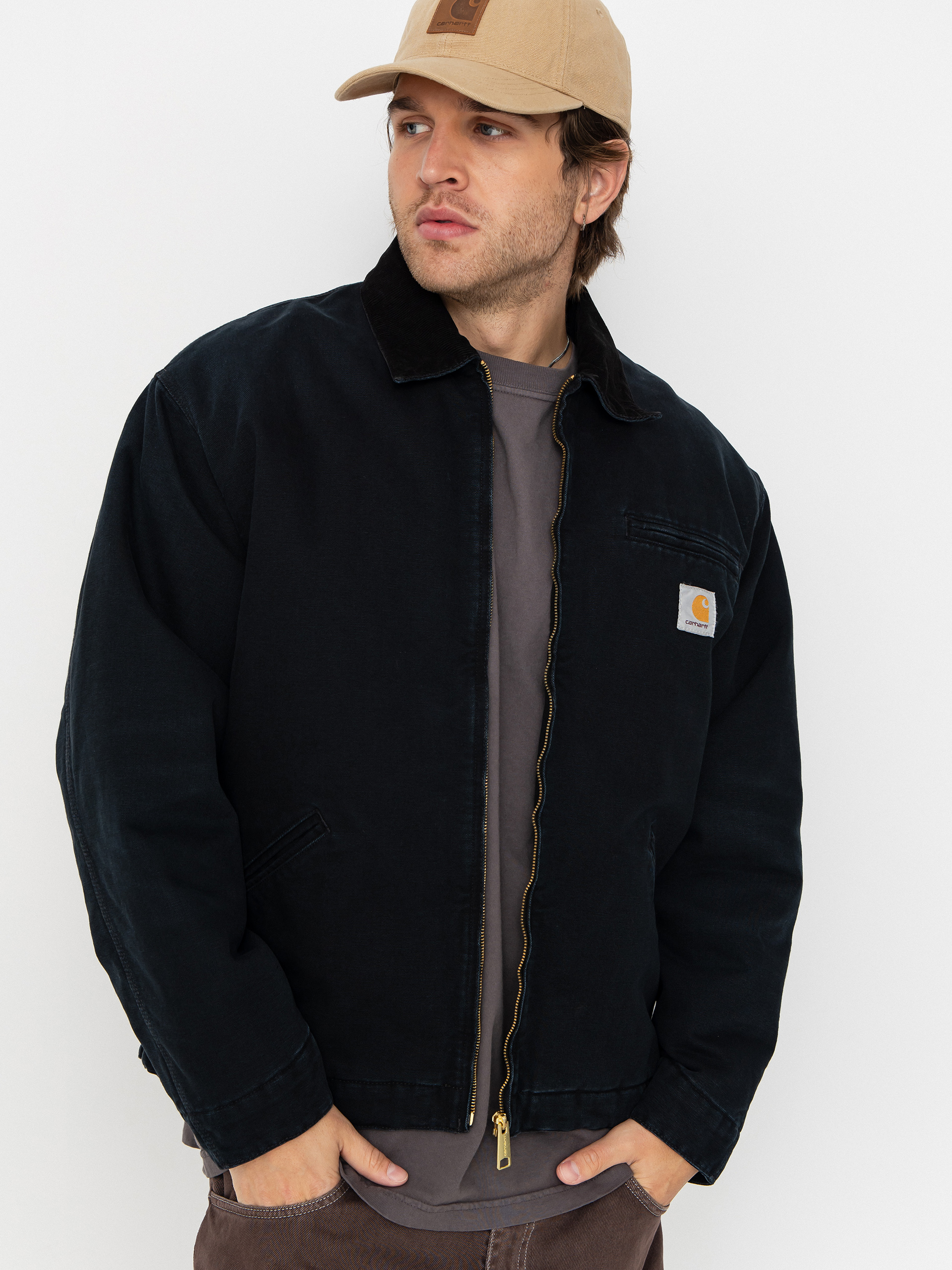 Carhartt WIP Jacke OG Detroit (black/black/stone canvas)
