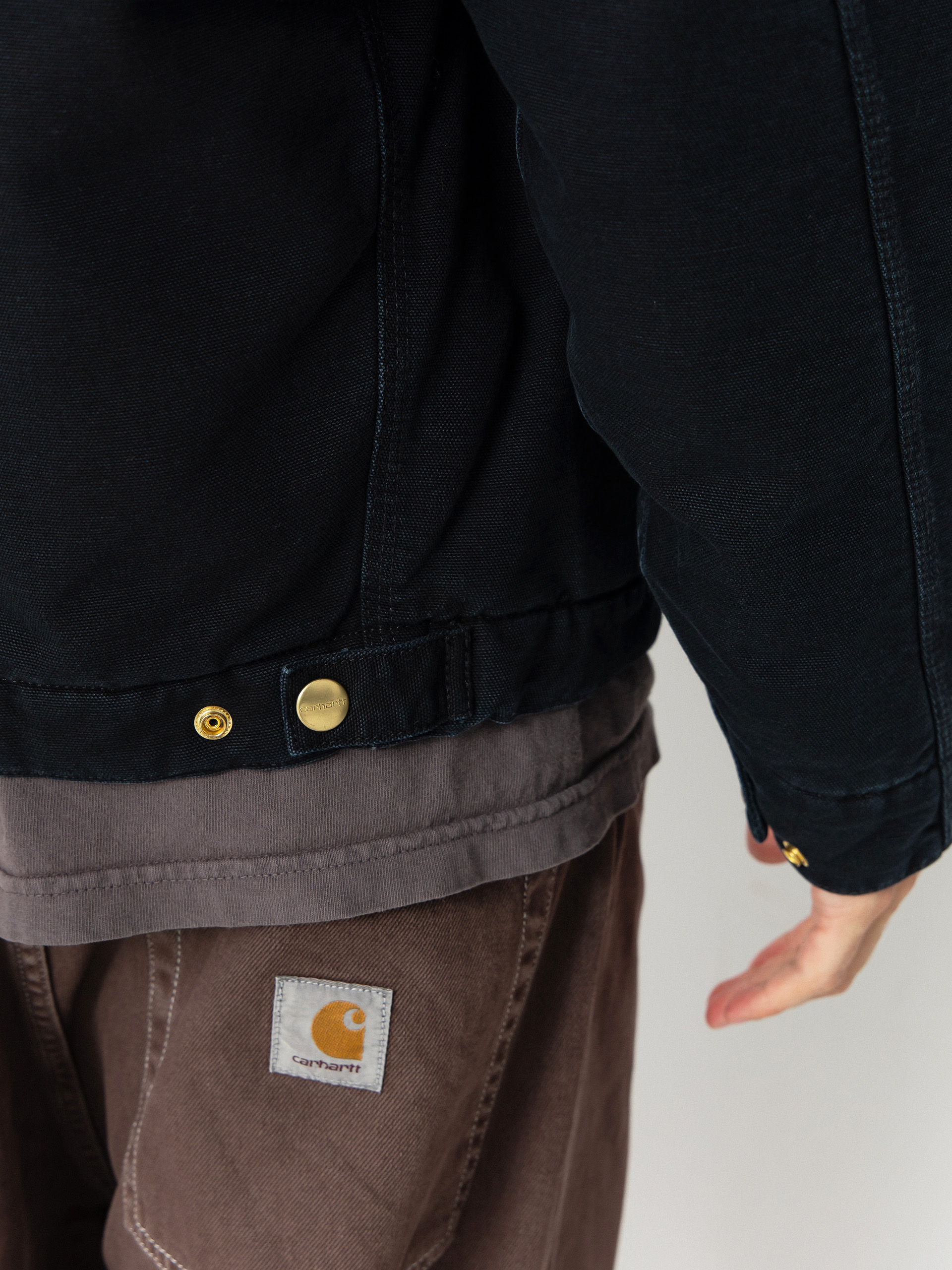 Carhartt WIP Jacke OG Detroit (black/black/stone canvas)