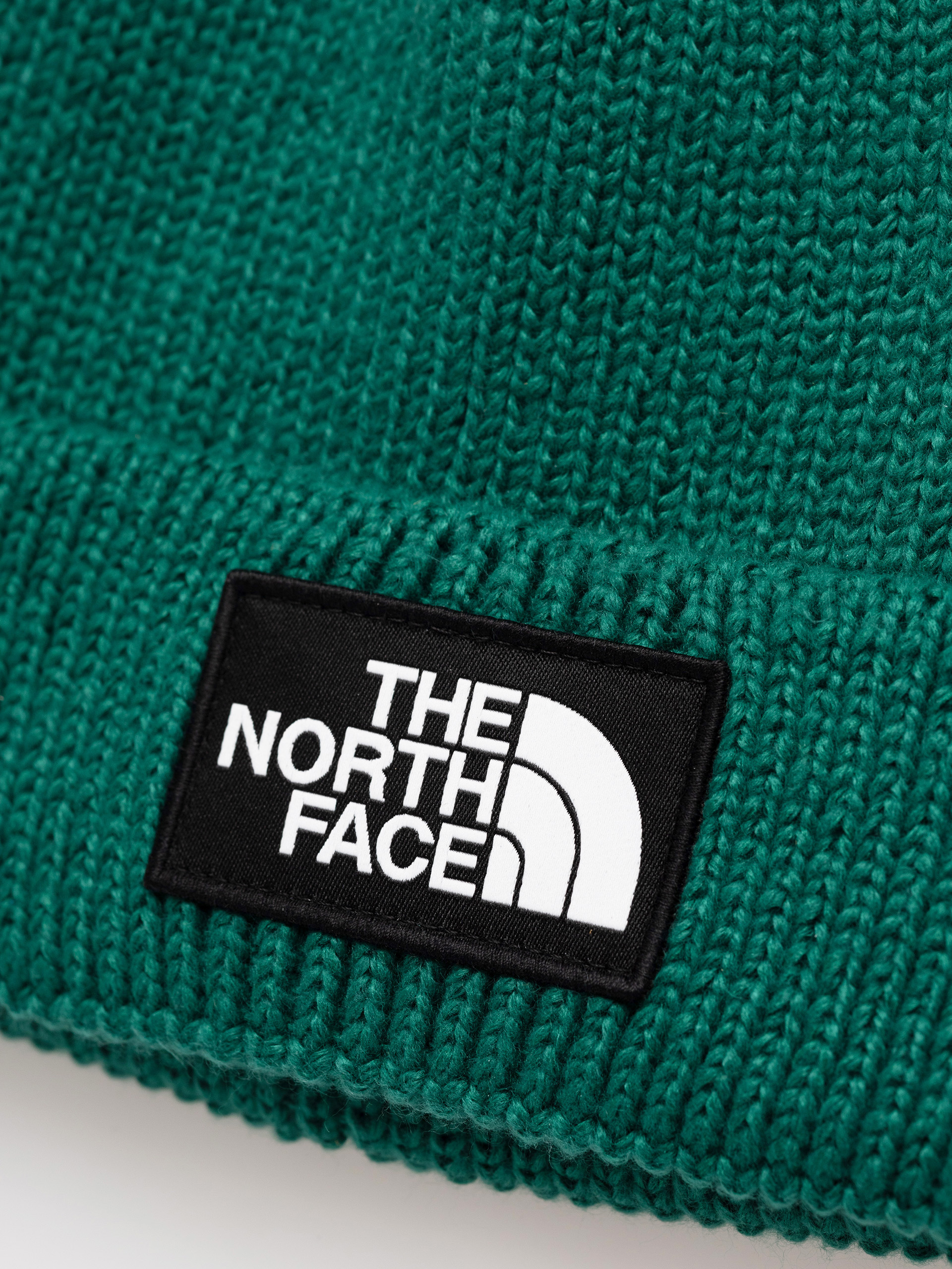 The North Face Tnf Logo Box Cuffed Beanie (evergreen)