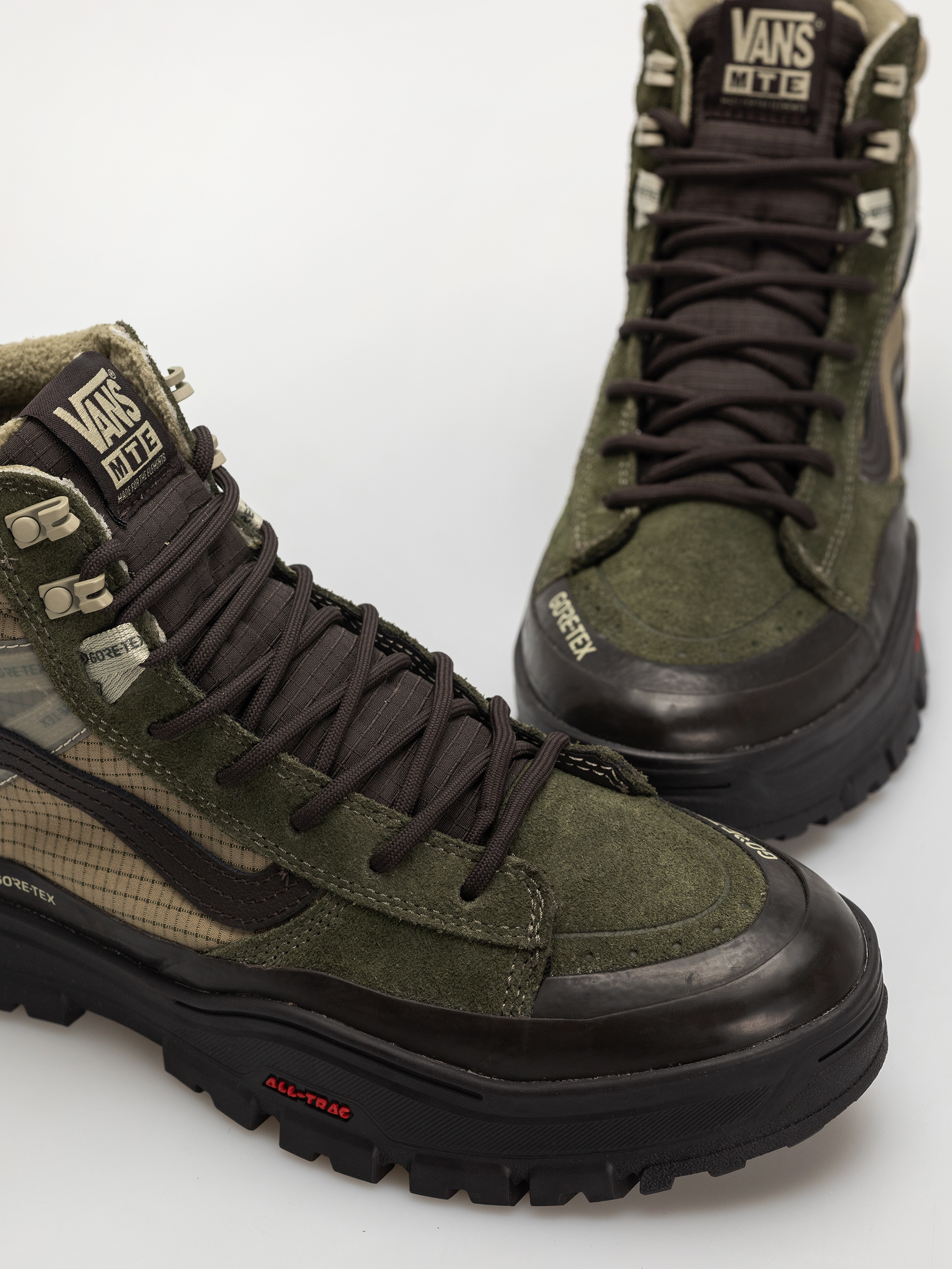 Vans Mte Sk8 Hi Gore Tex Insulated Shoes (dark green/dark brown)