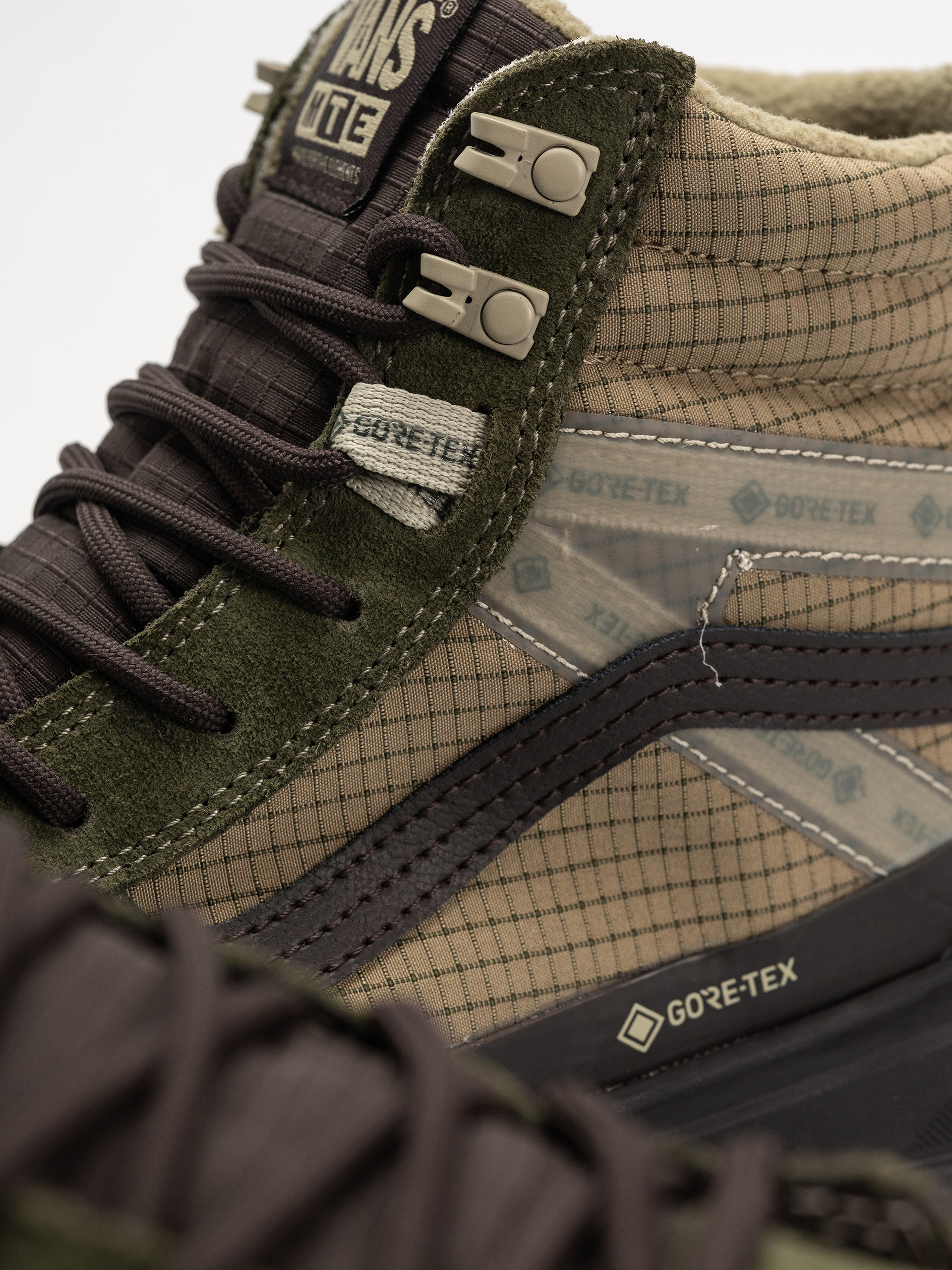 Vans Mte Sk8 Hi Gore Tex Insulated Shoes (dark green/dark brown)