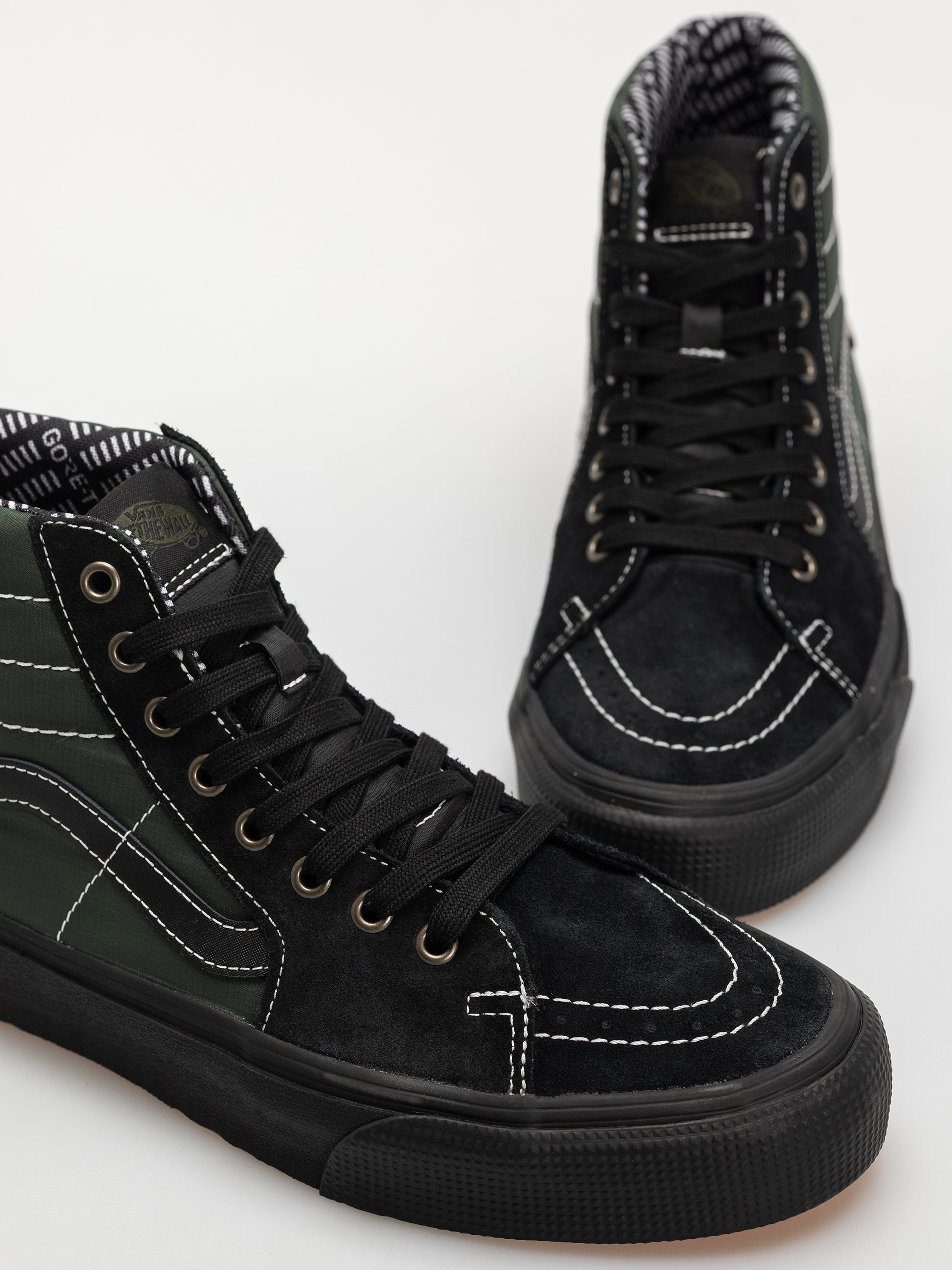 Vans Sk8 Hi Gore Tex Shoes (outdoor black/green)