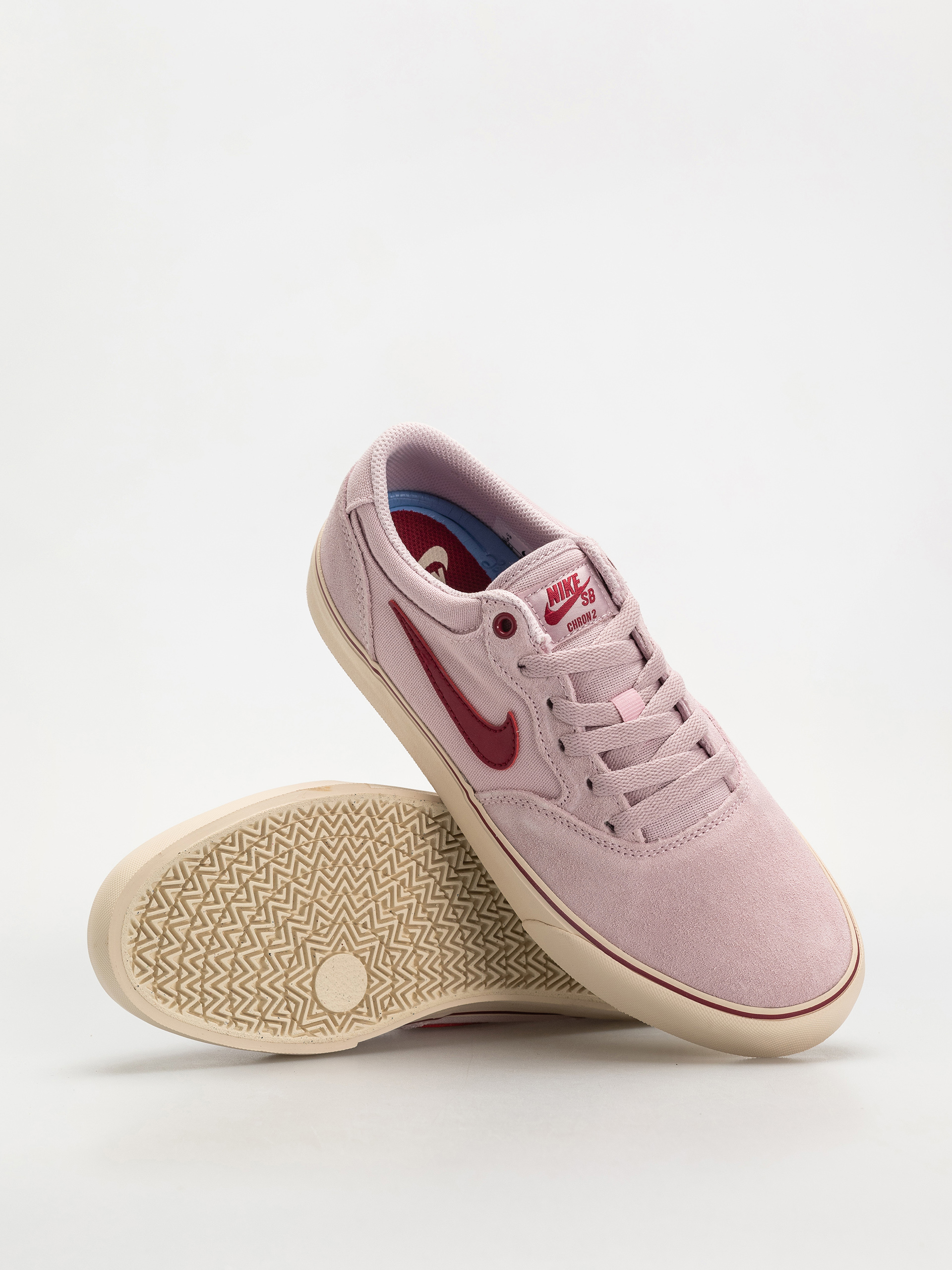 Nike SB Chron 2 Shoes (pink foam/noble red pearl white)