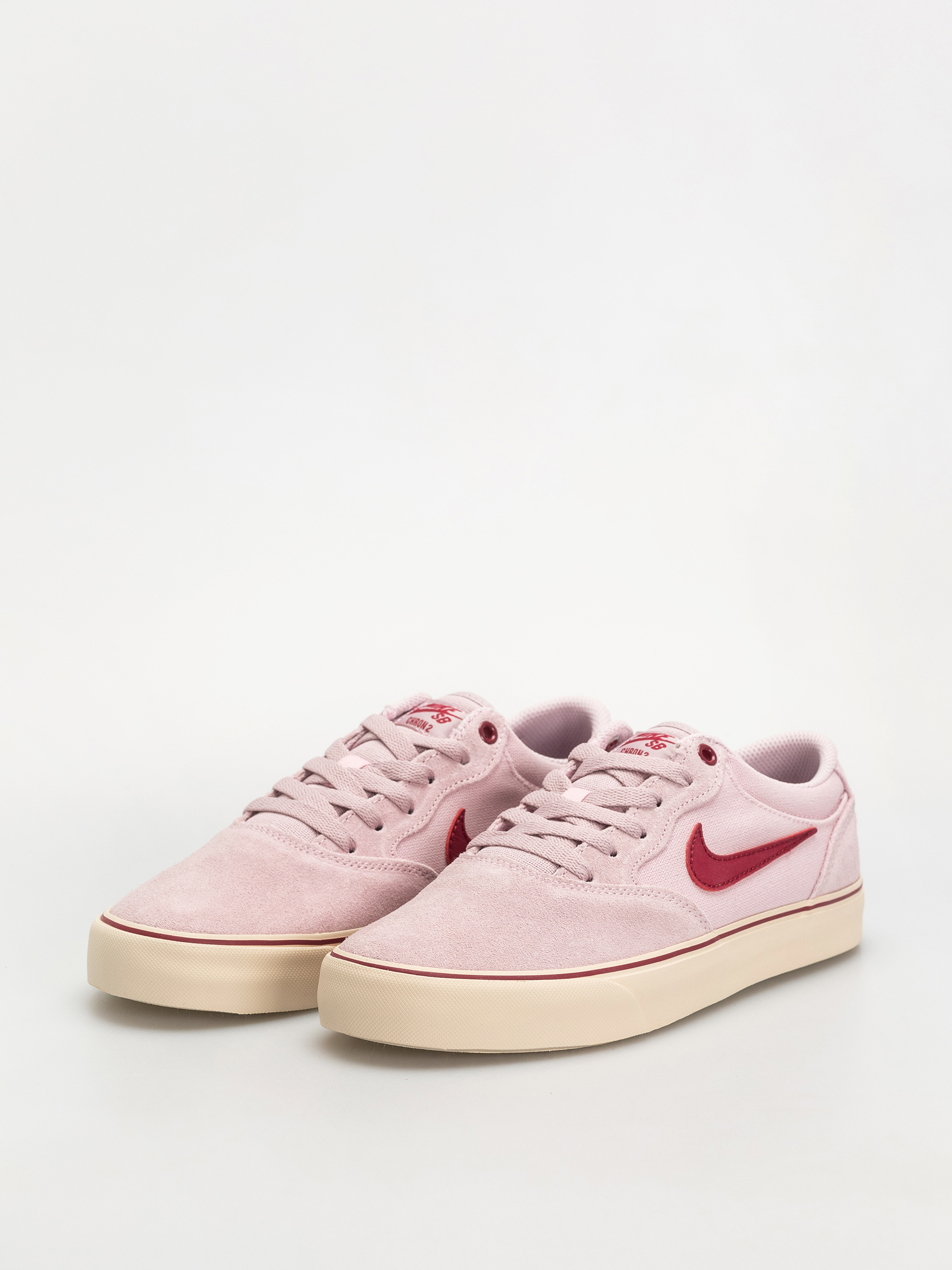 Nike SB Chron 2 Shoes (pink foam/noble red pearl white)