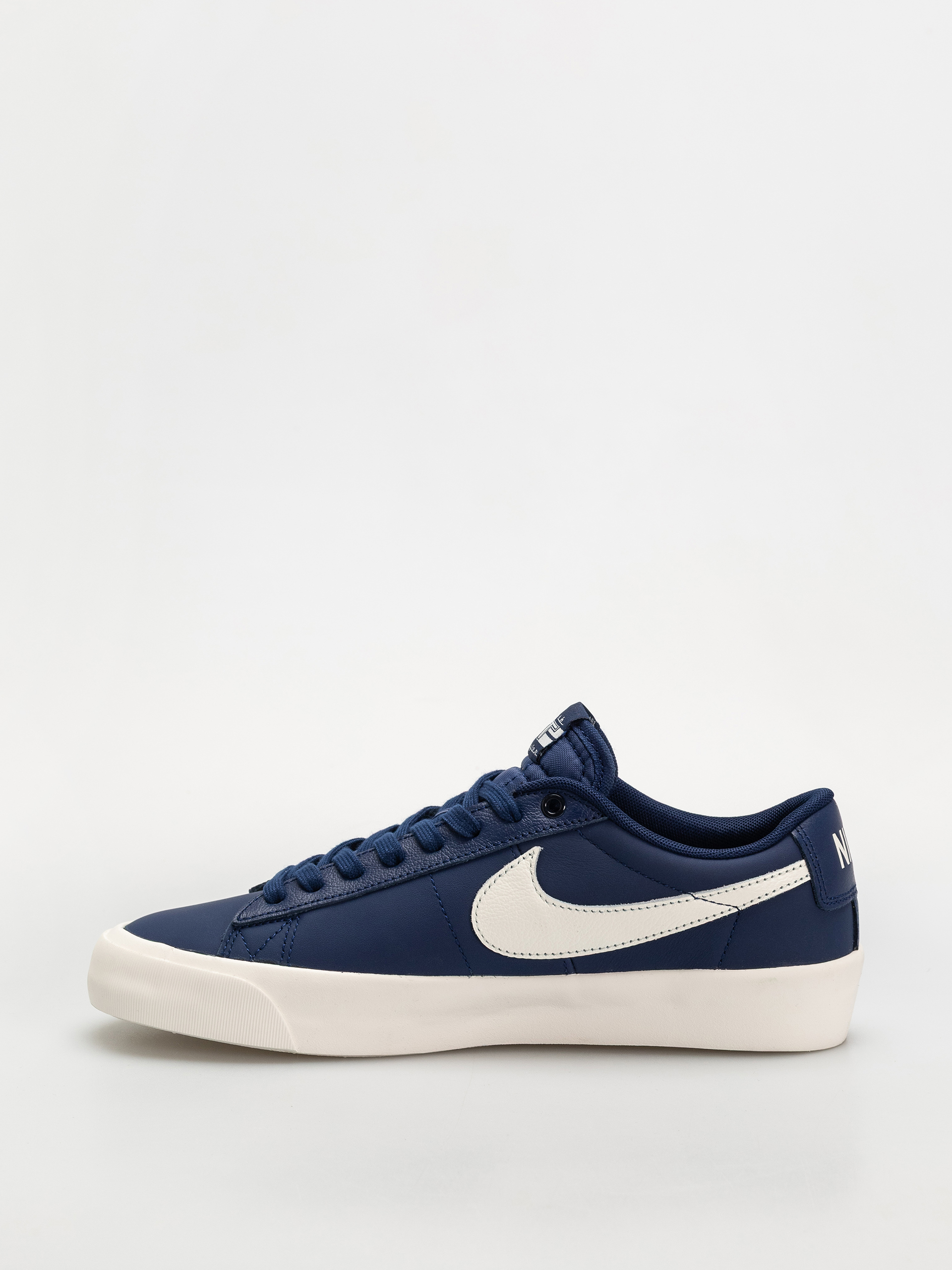 navy nike blazers low