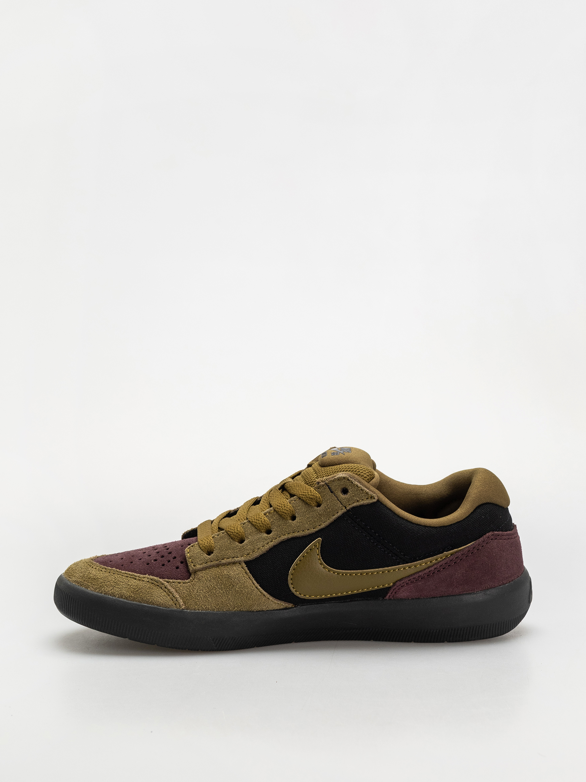 Nike SB Force 58 Schuhe (black/olive flak burgundy crush off noir)