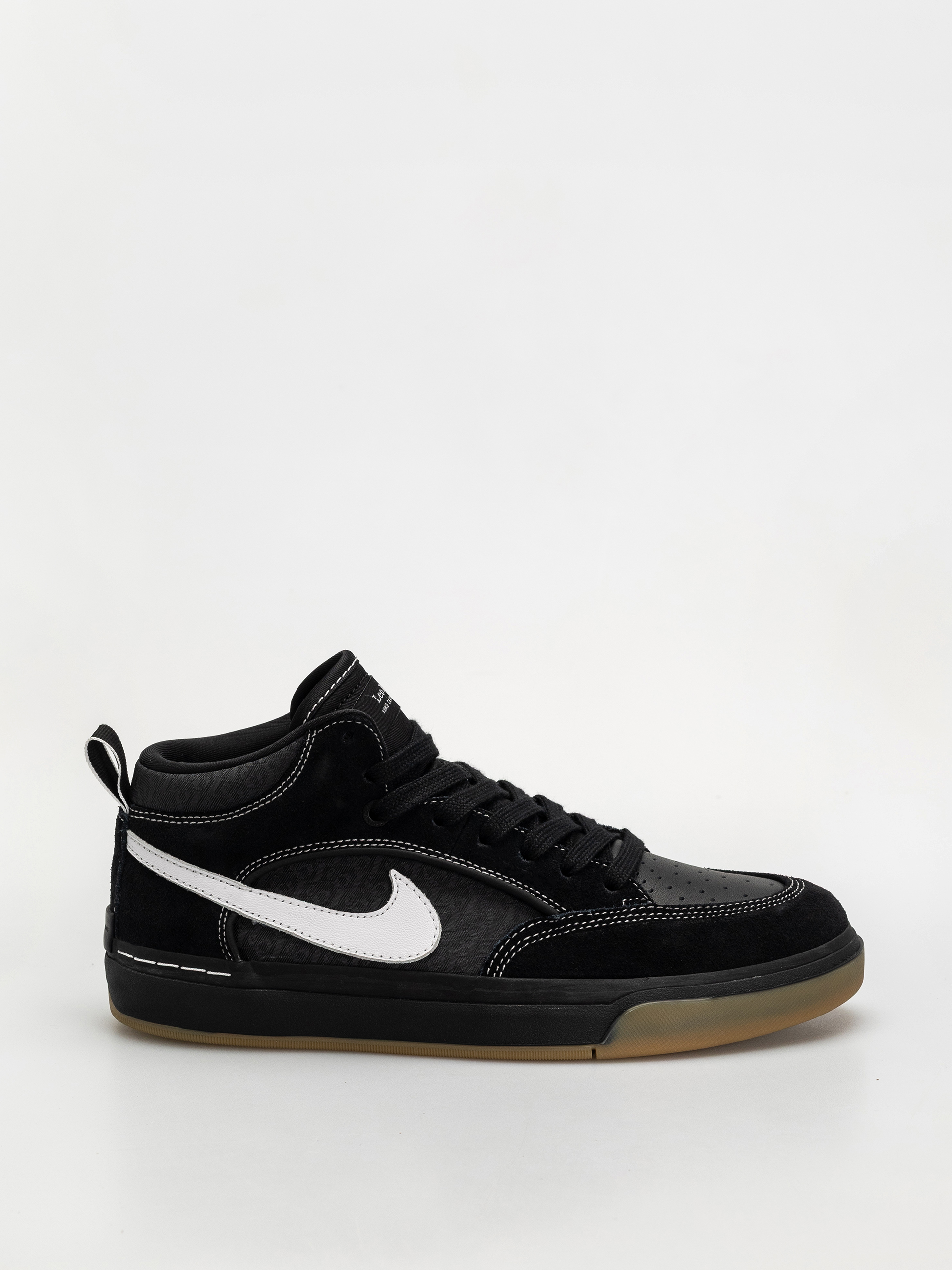 Nike SB Shoes React Leo (black/white black gum light brown)