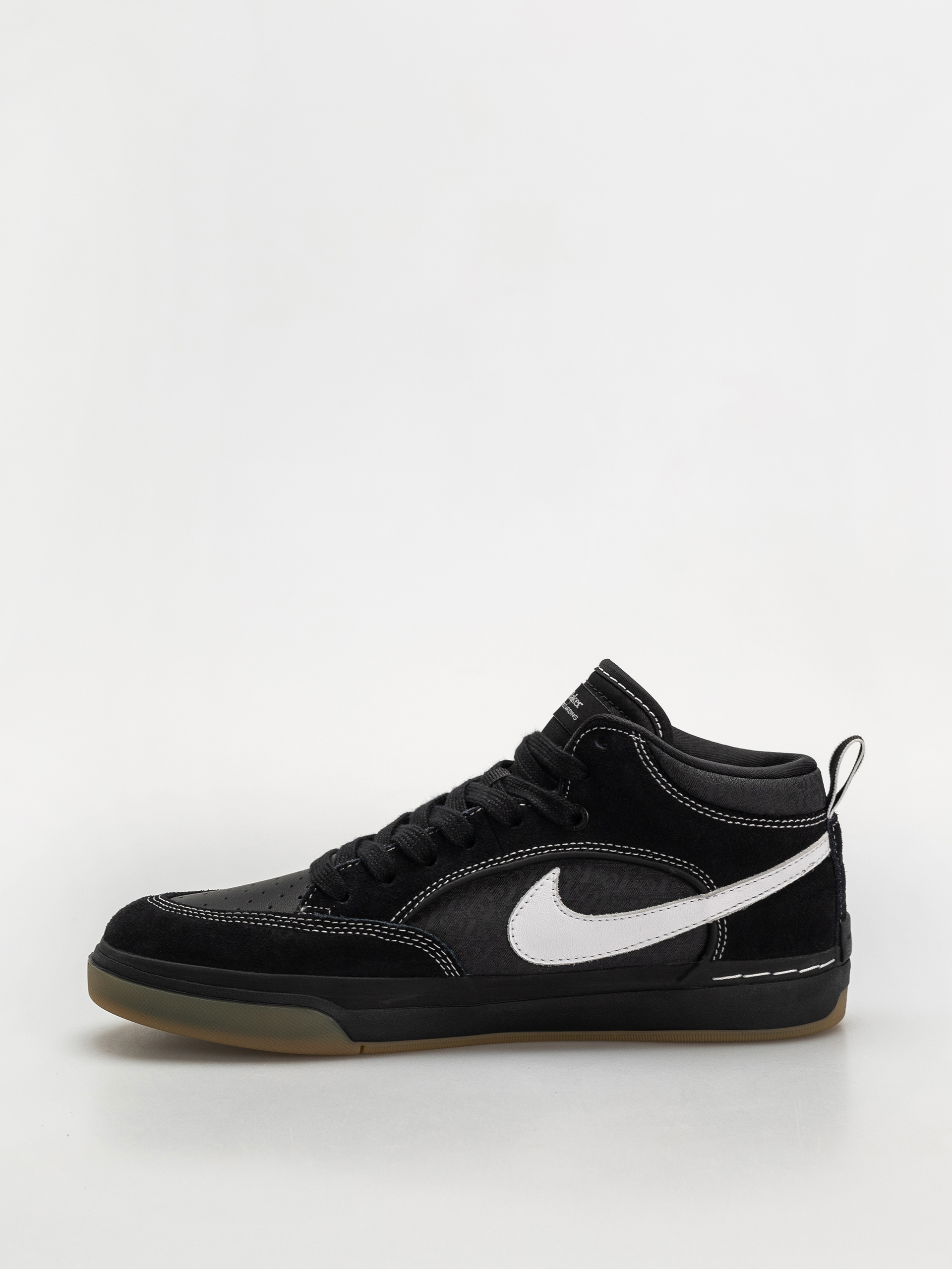 Nike SB Shoes React Leo (black/white black gum light brown)