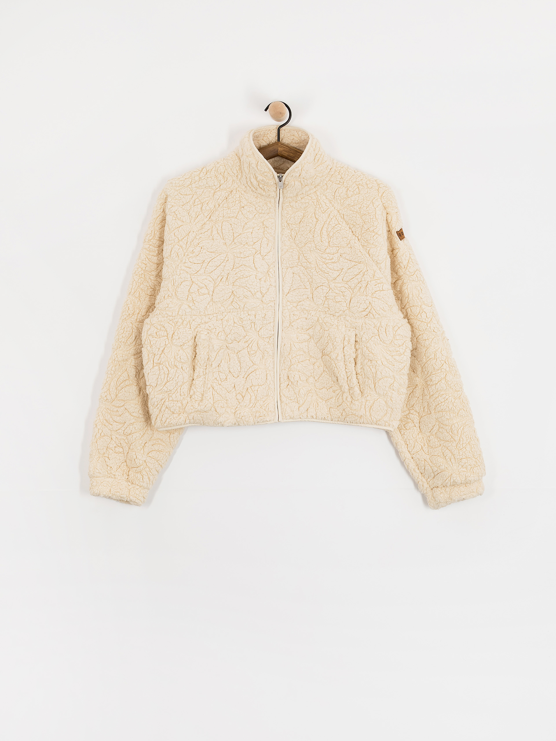 Damen Roxy Blurry Cloud Fleece Jacke (parchment)