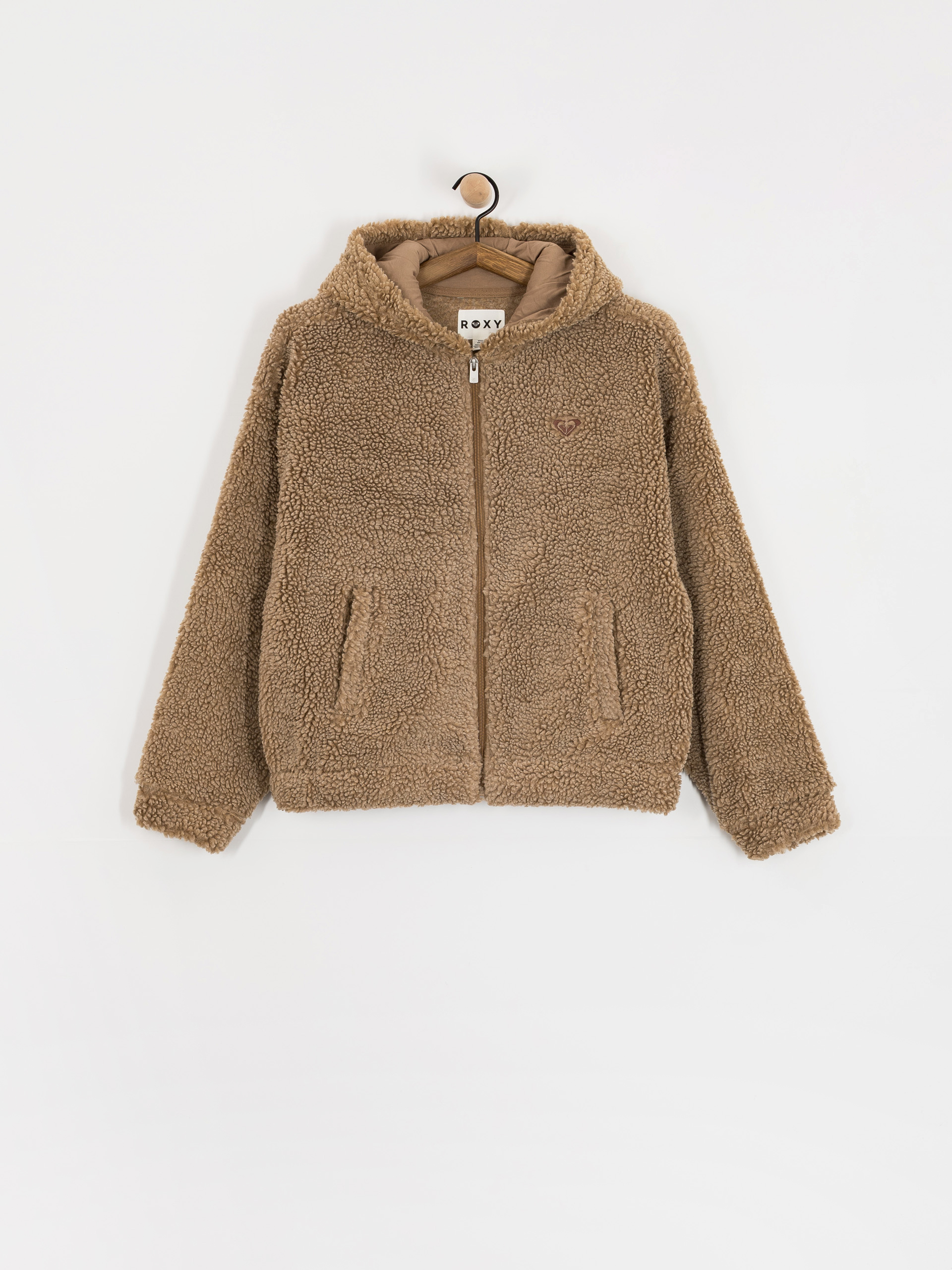 Womens Roxy City Track Fleece  (woodsmoke)