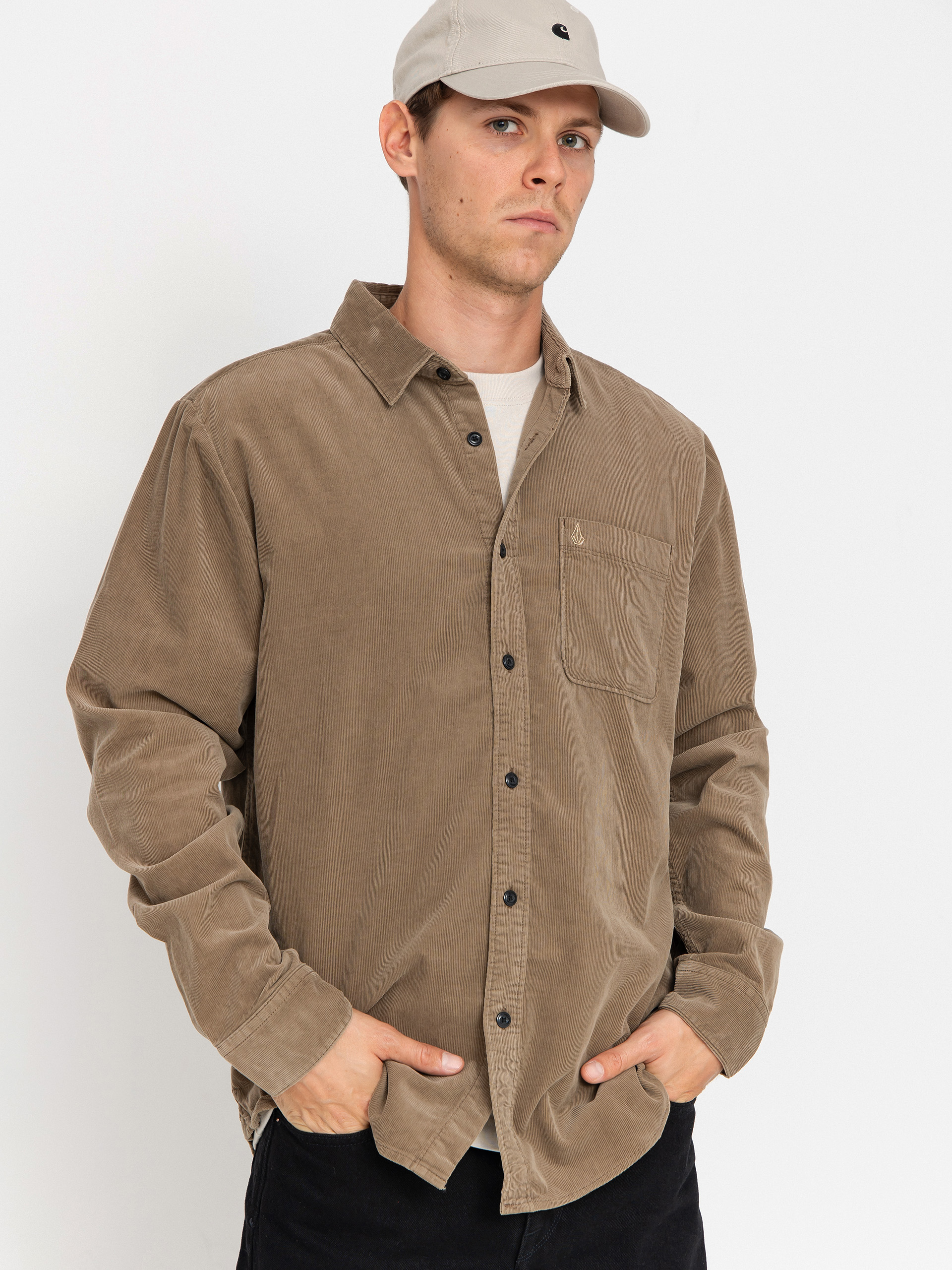 Volcom Shirt Zander - brown (teak)