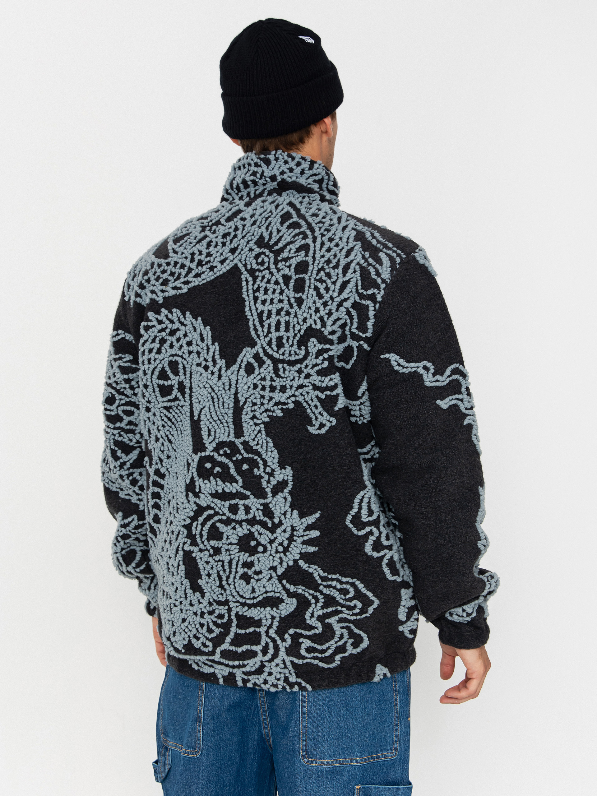 RipNDip Haku Reversible Jacket (black/charcoal)